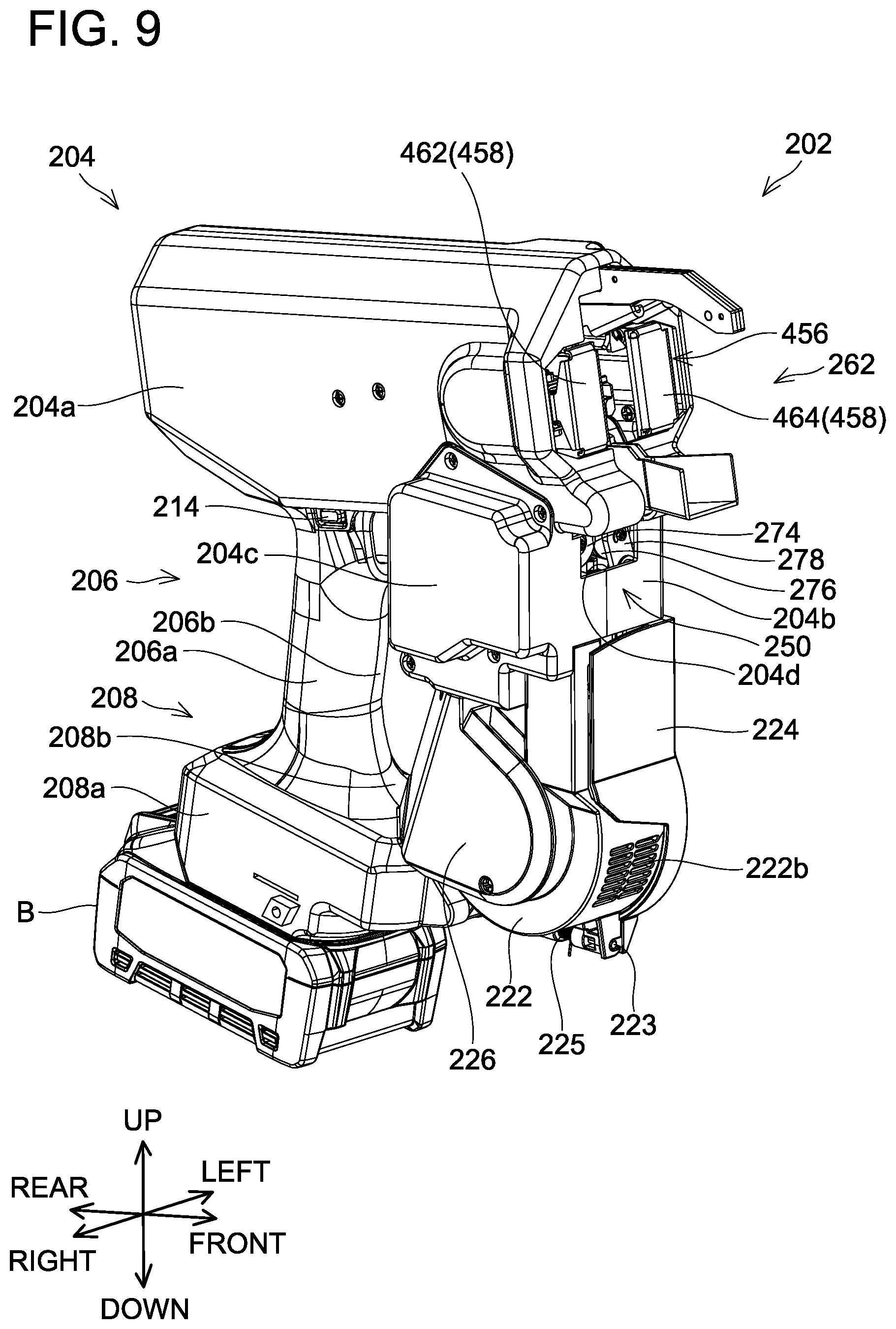 Patent US12098560 Figure 9 – Rebar tying tool