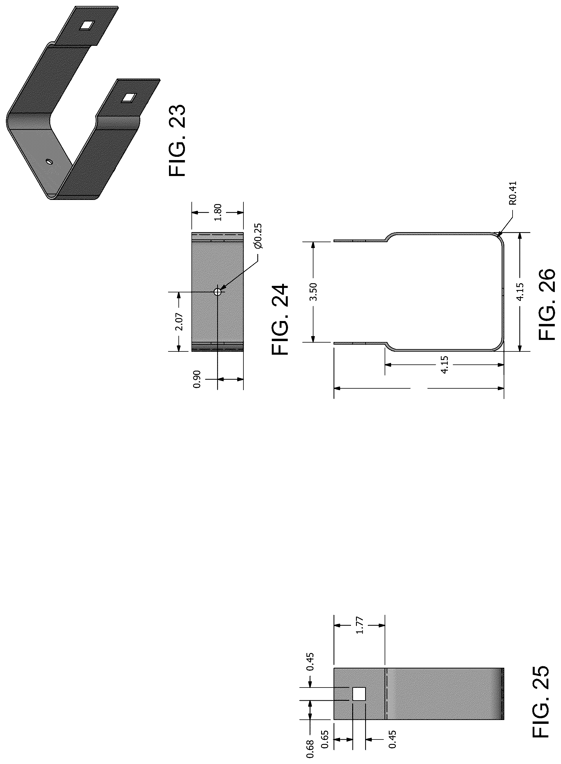 Patent US12098567 Figure 6 – Fencing bracket