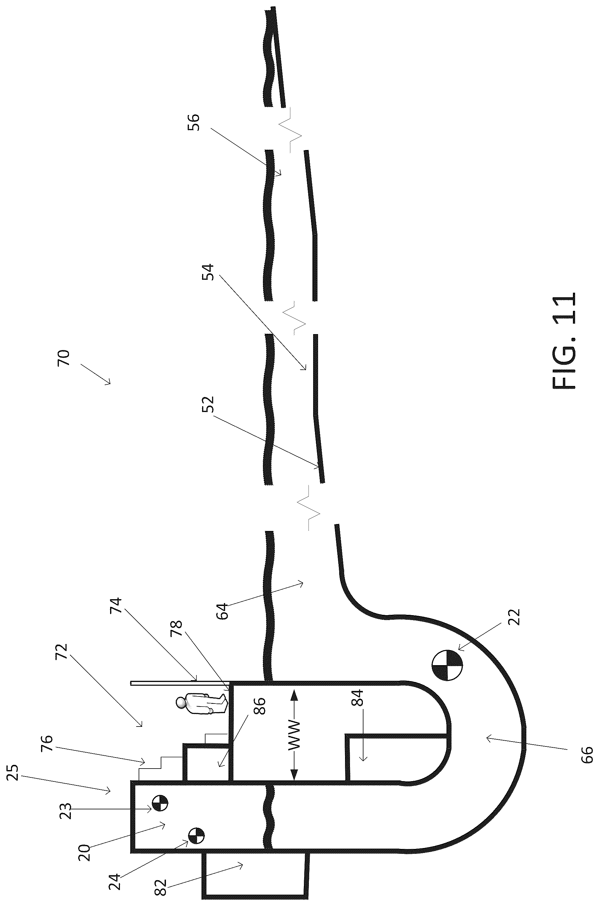Patent US12098569 Figure 17 – Systems and methods for controlling water height to generate waves