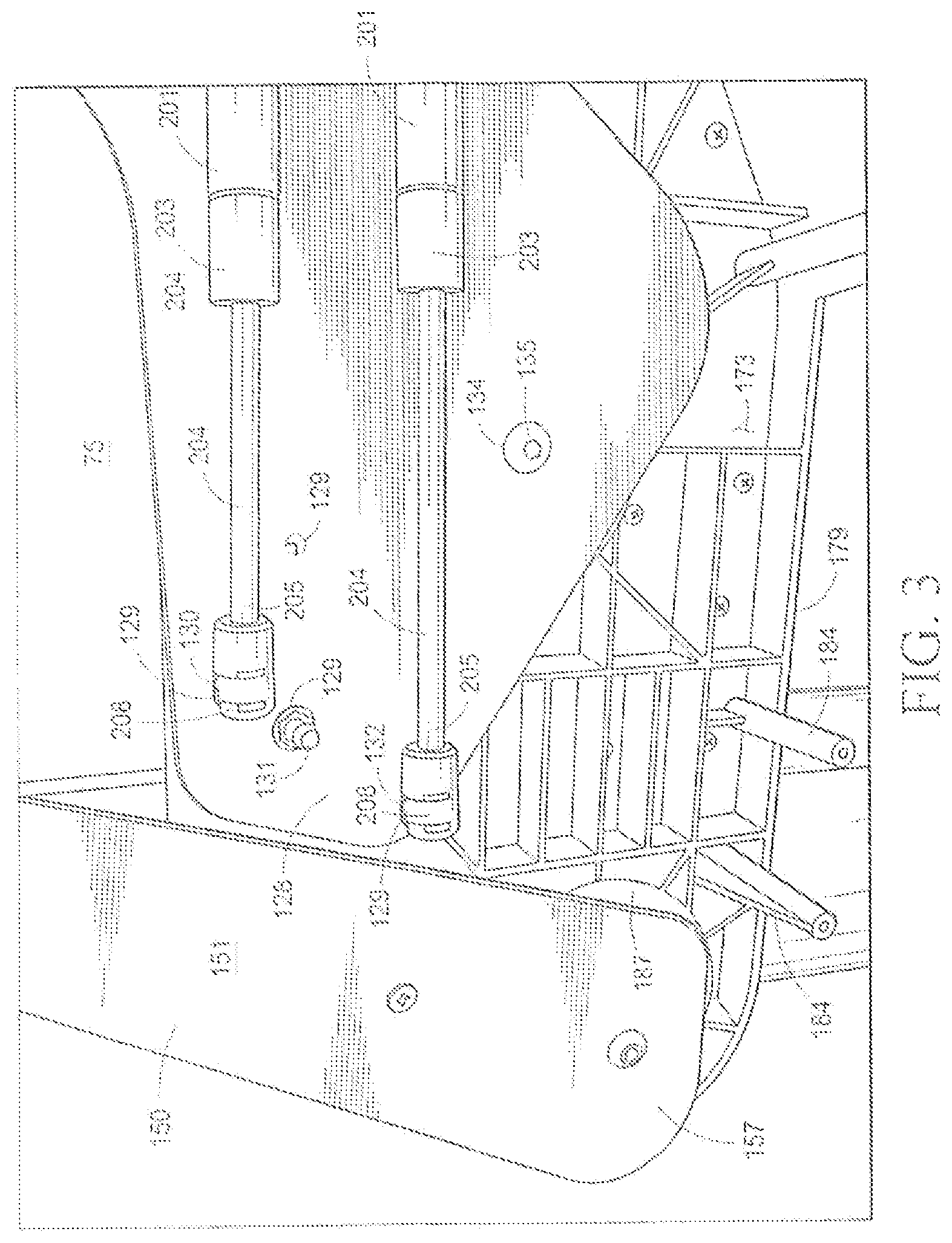 Patent US12098570 Figure 3 – Movement assistance and stowage device for a spa cover
