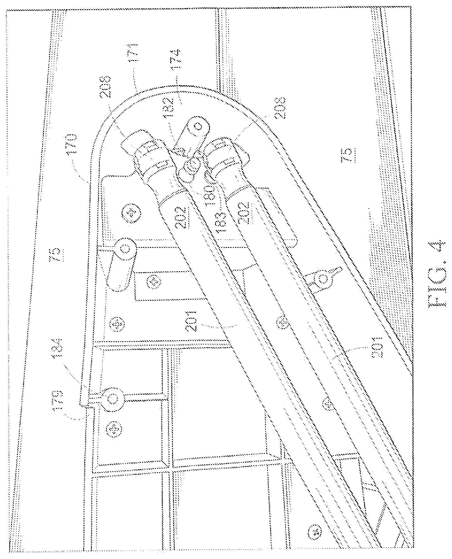 Patent US12098570 Figure 4 – Movement assistance and stowage device for a spa cover