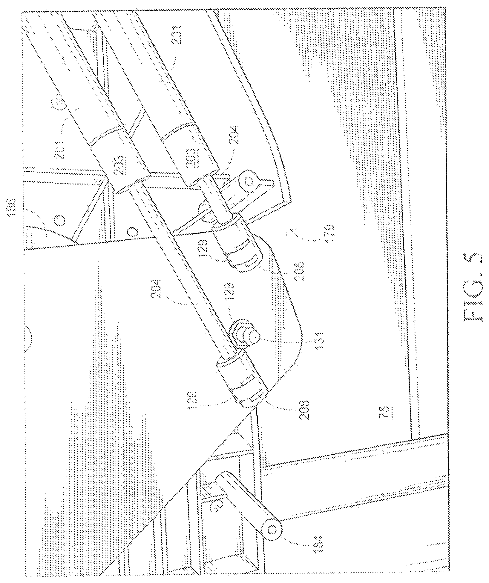 Patent US12098570 Figure 5 – Movement assistance and stowage device for a spa cover