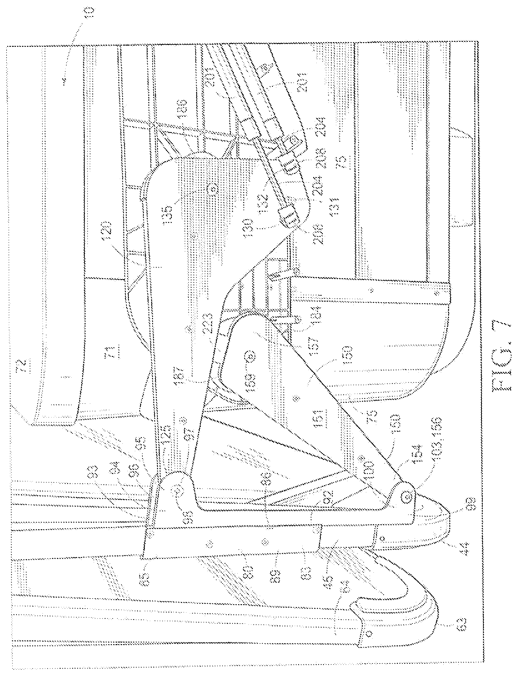 Patent US12098570 Figure 7 – Movement assistance and stowage device for a spa cover