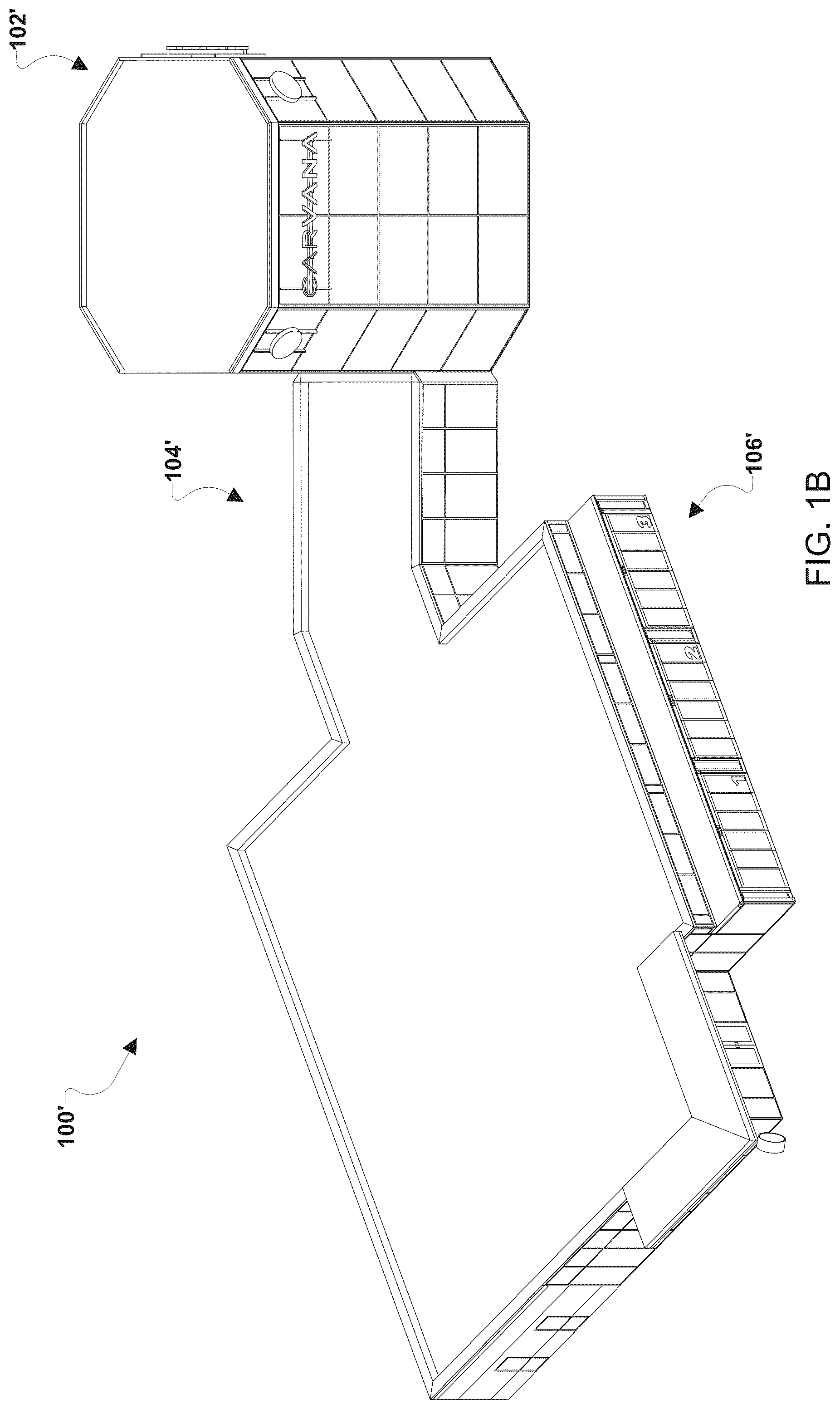 Patent US12098571 Figure 2 – Vehicle vending machine