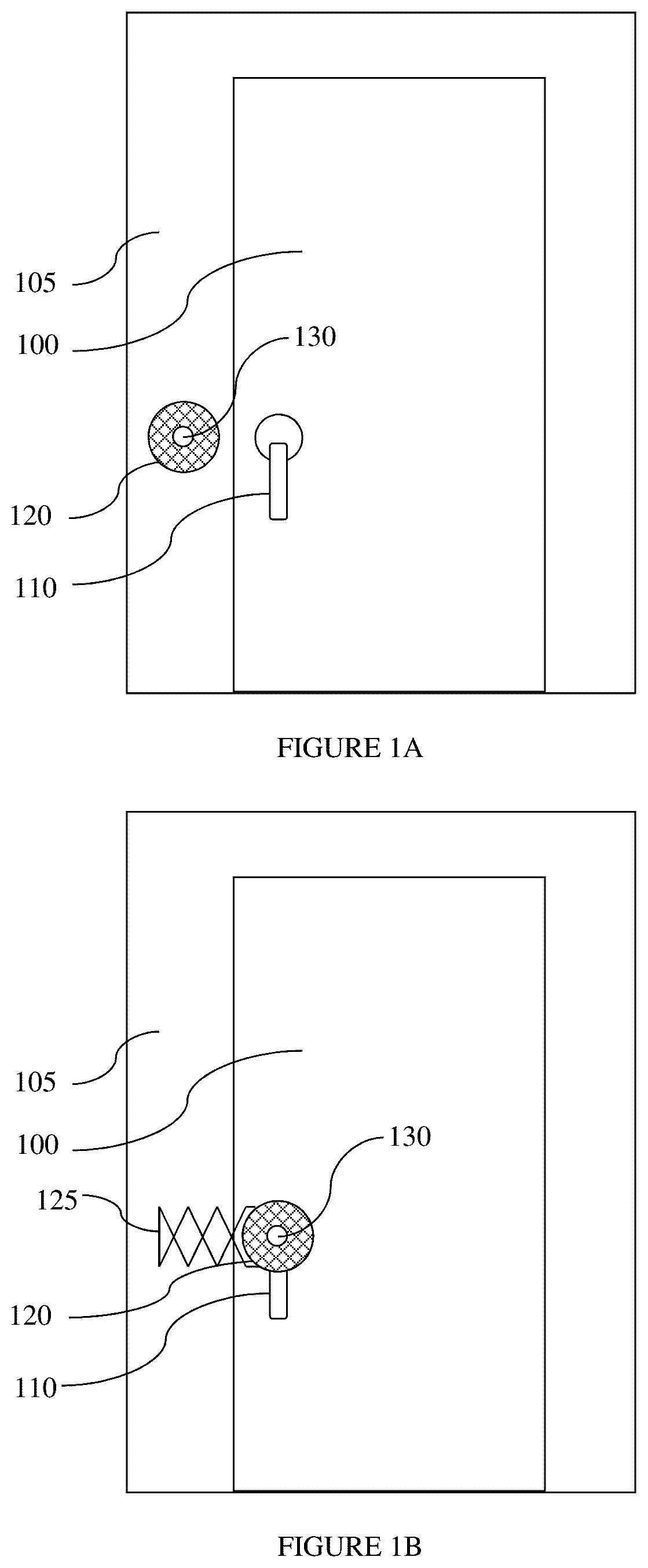 Patent US12098573 Figure 1 – Motorized automatic door opener