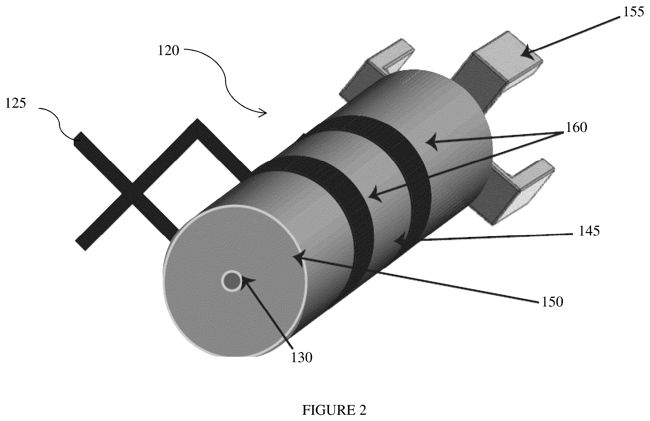 Patent US12098573 Figure 3 – Motorized automatic door opener