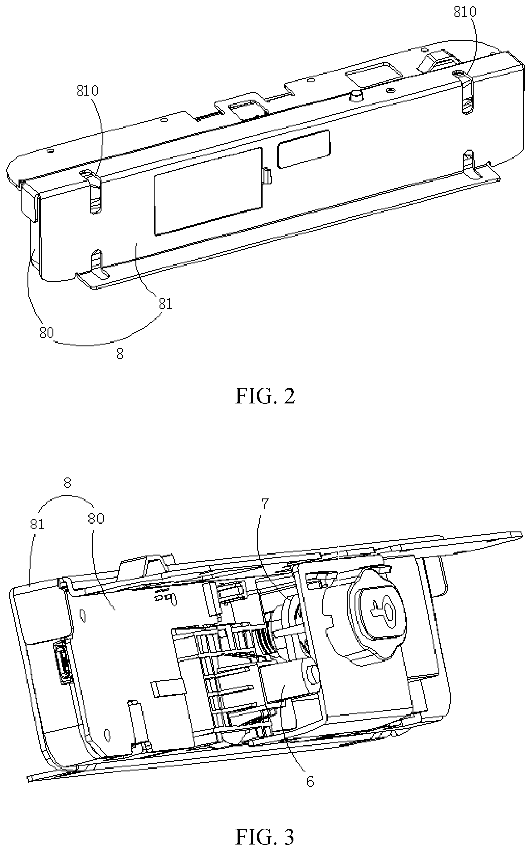 Patent US12098574 Figure 2 – Biological identification safe deposit box and locking and unlocking method thereof