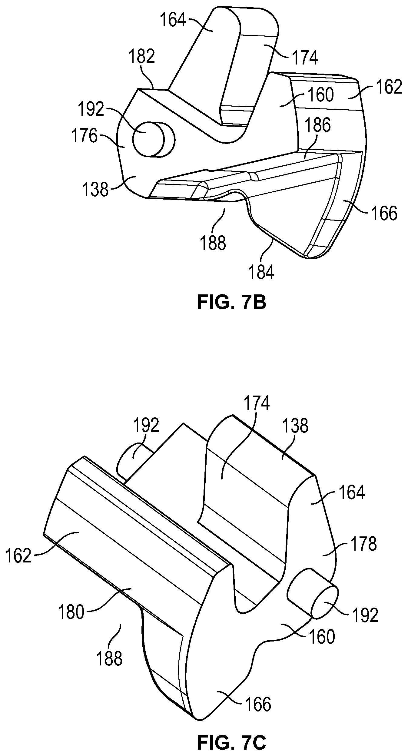 Patent US12098575 Figure 8 – Transverse concealed latch system