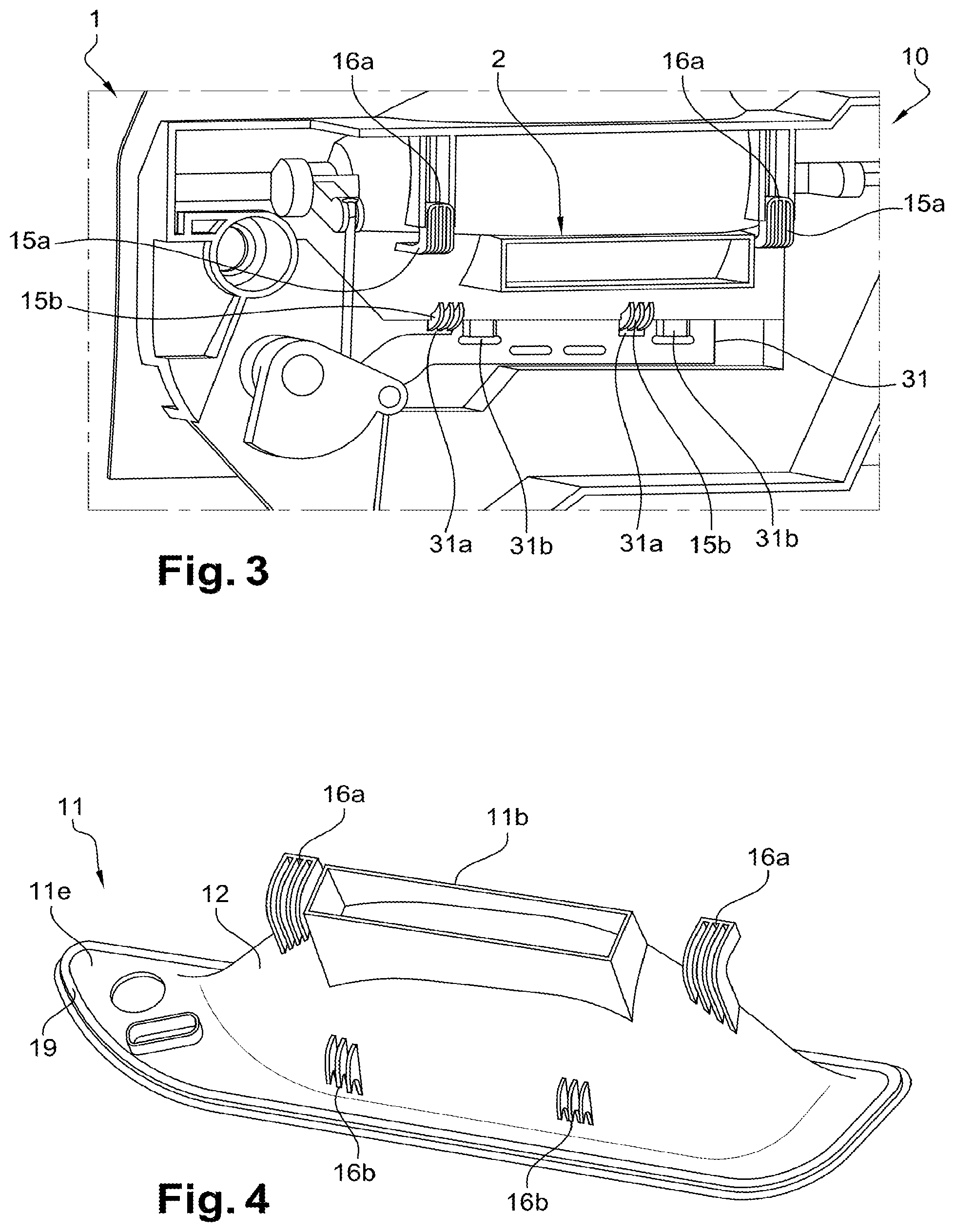Patent US12098578 Figure 2 – Door leaf handle device, in particular for vehicle