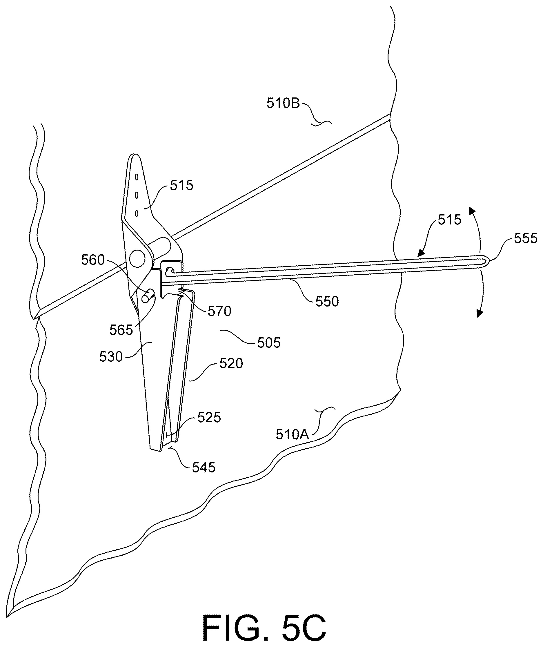 Patent US12098580 Figure 9 – Quick release door roller assembly