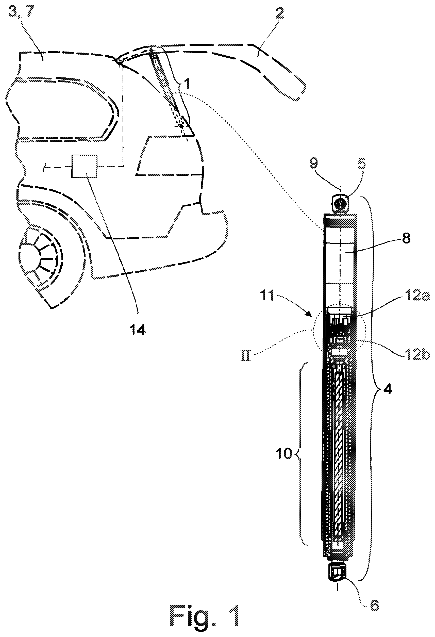 Patent US12098581 Figure 1 – Drive assembly for a closure element of a motor vehicle