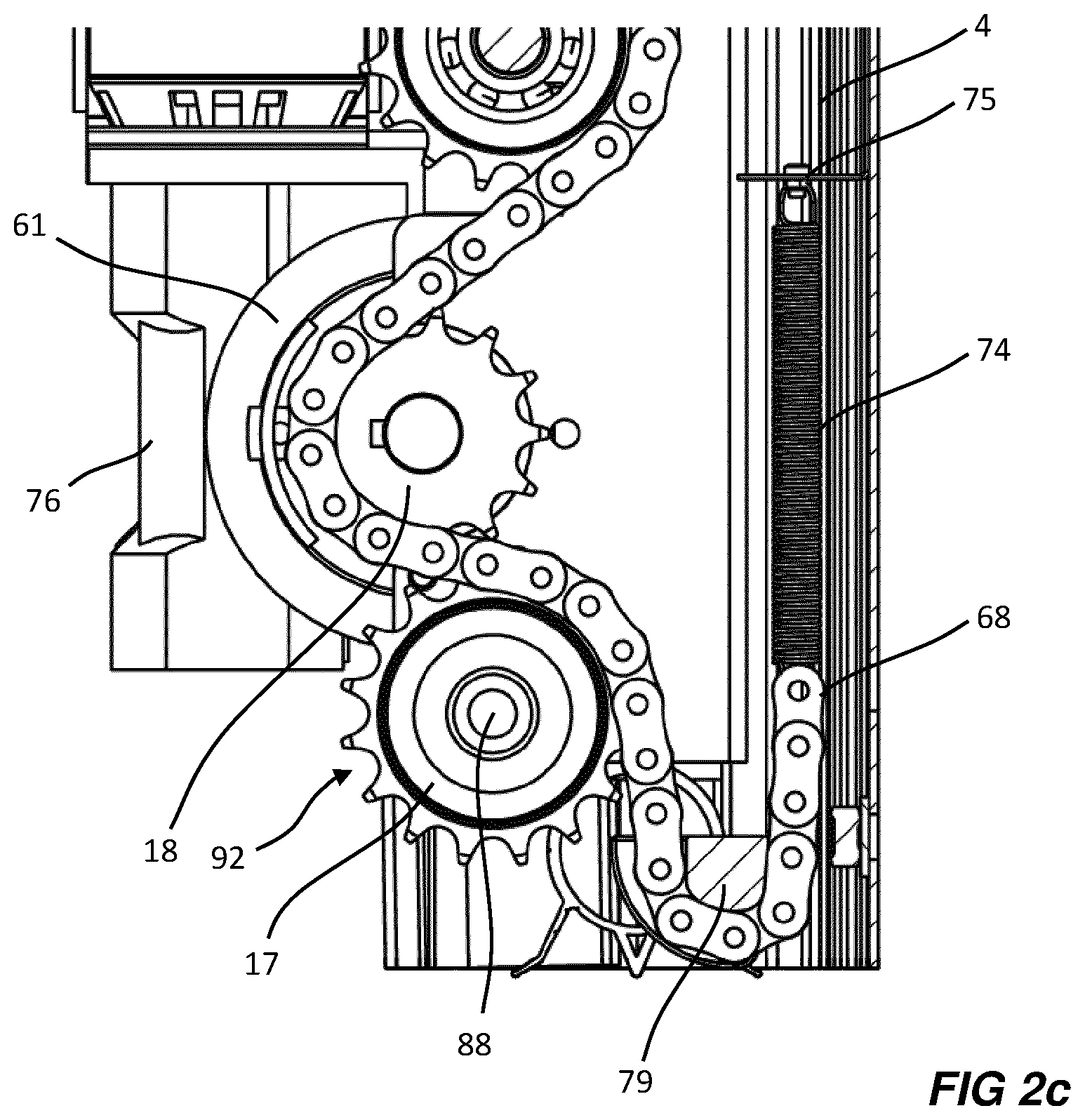 Patent US12098584 Figure 4 – Door operator system