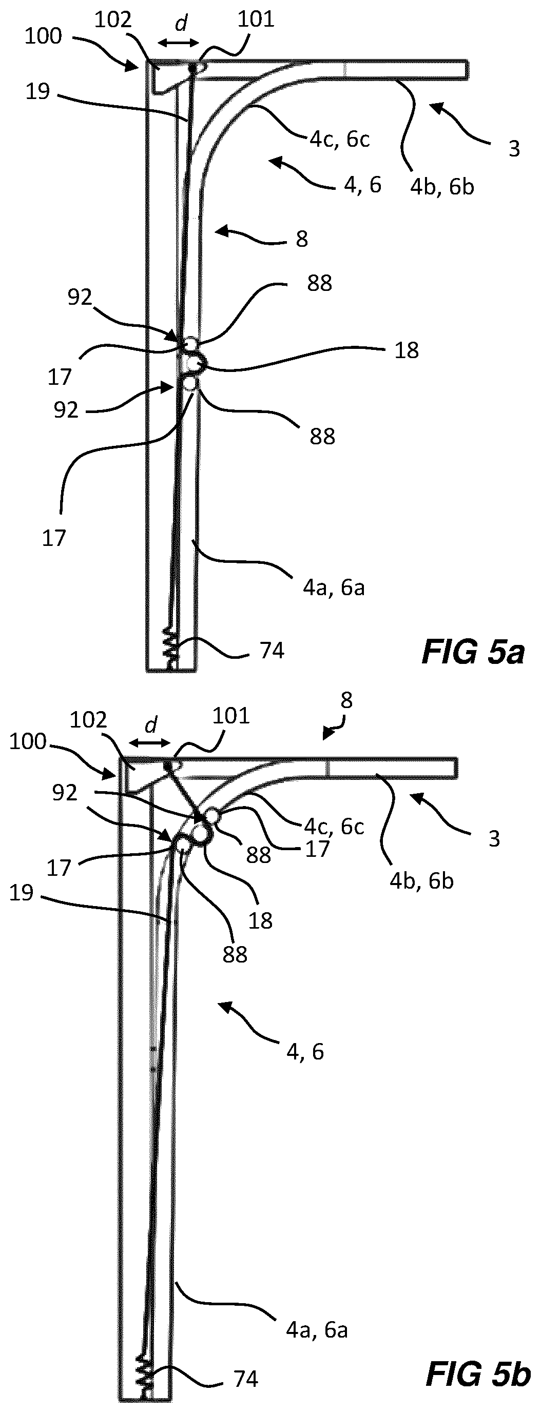 Patent US12098584 Figure 8 – Door operator system