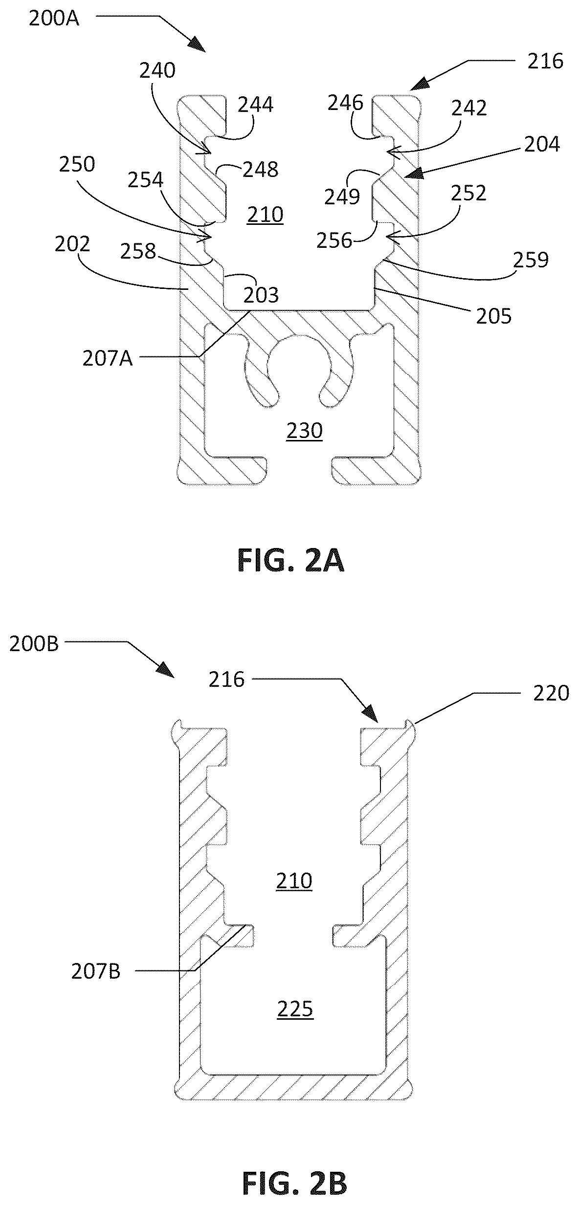 Patent US12098586 Figure 4 – Glazing beads and methods of assembly using same