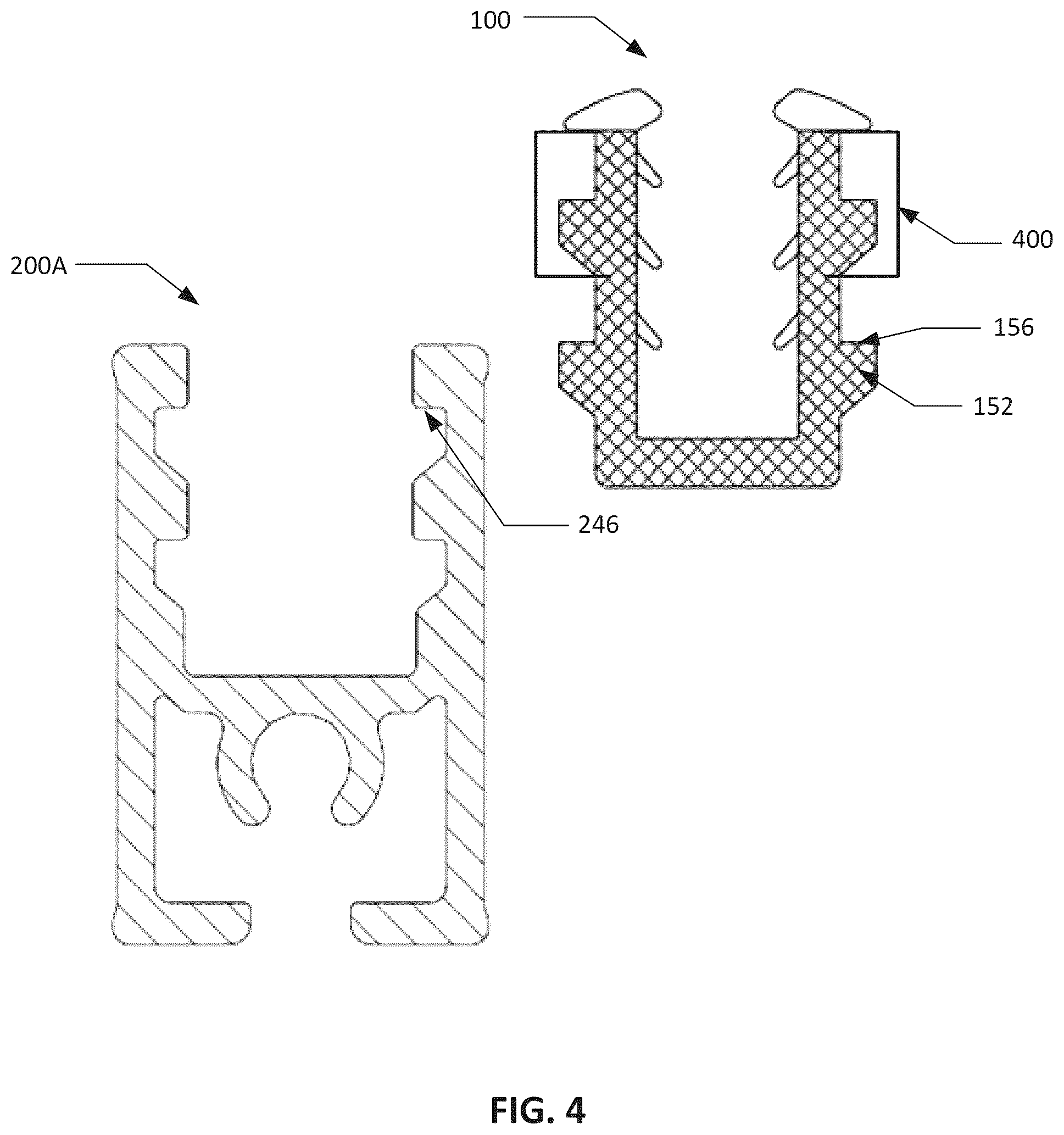 Patent US12098586 Figure 6 – Glazing beads and methods of assembly using same