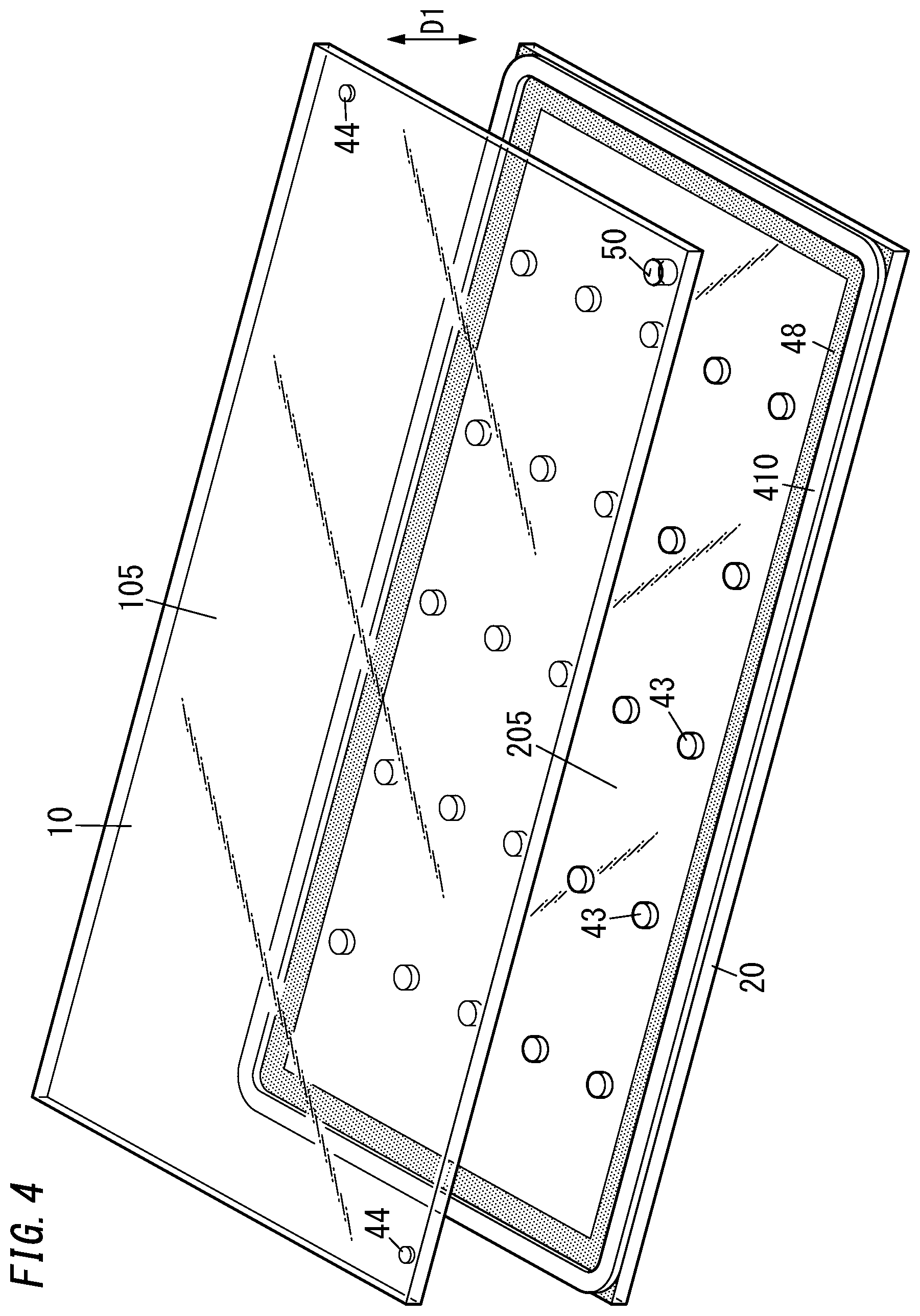 Patent US12098587 Figure 4 – Glass panel unit and glass window