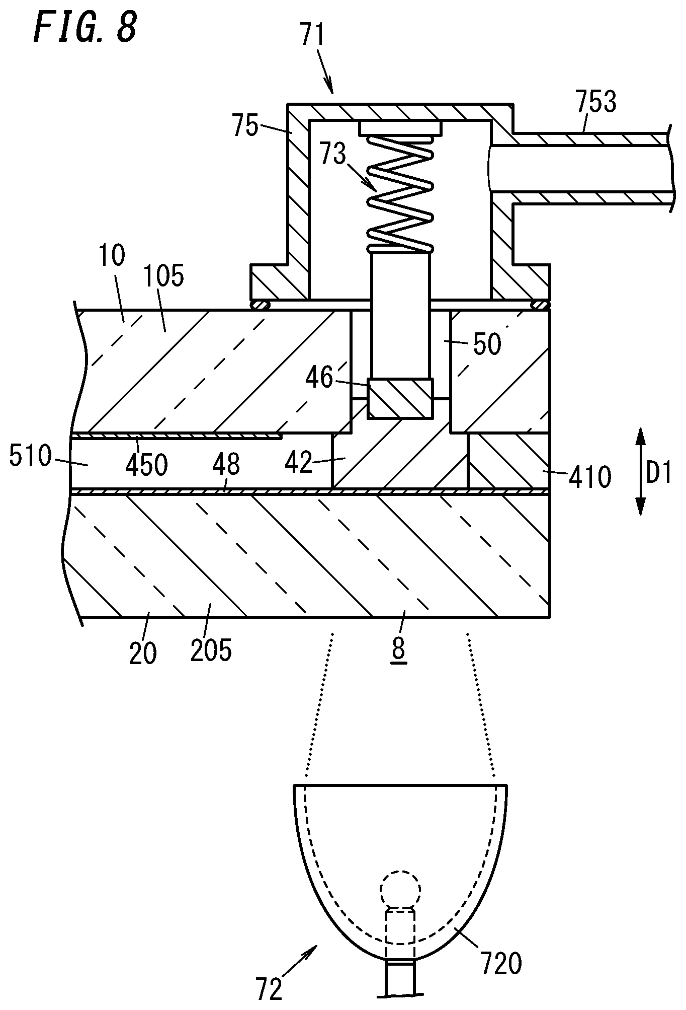 Patent US12098587 Figure 7 – Glass panel unit and glass window