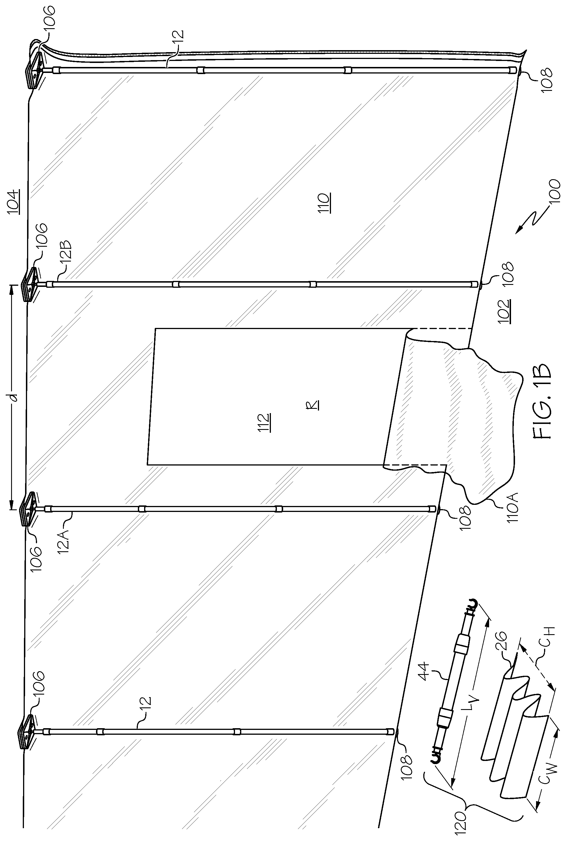 Patent US12098589 Figure 2 – Self-closing entryway for door-frame