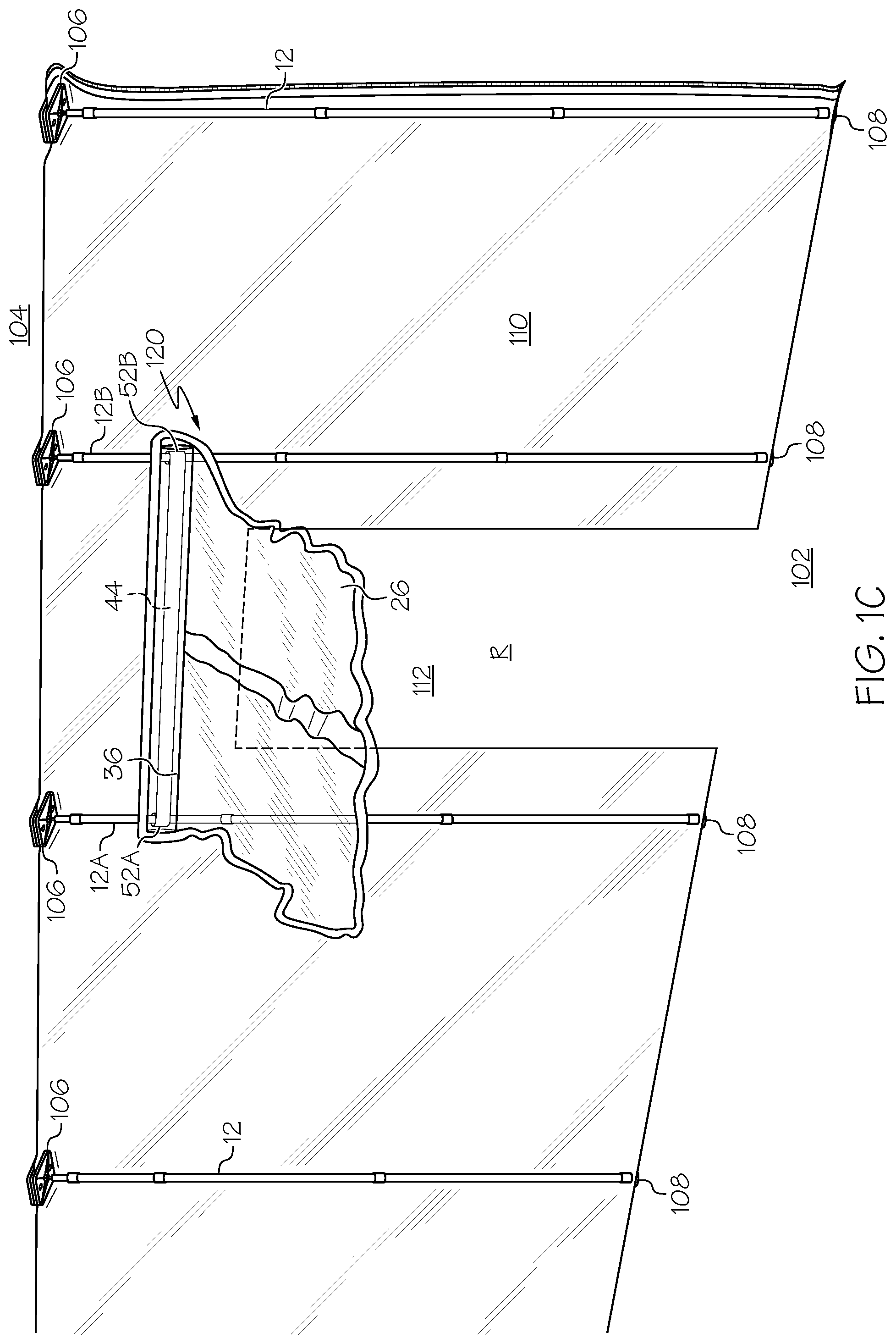 Patent US12098589 Figure 3 – Self-closing entryway for door-frame