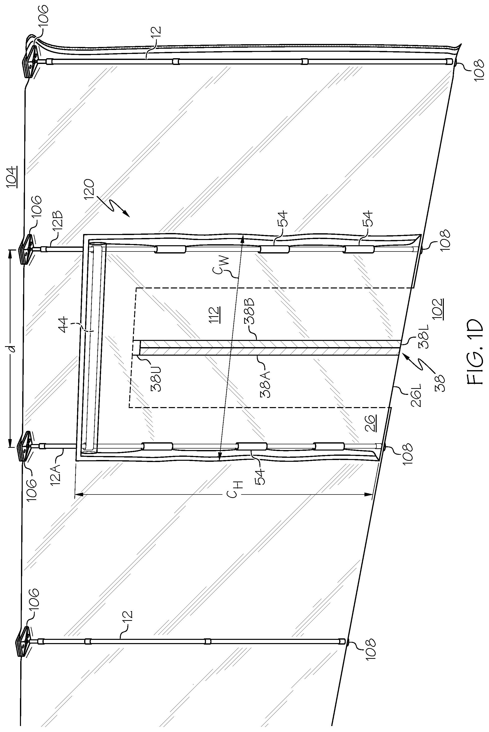 Patent US12098589 Figure 4 – Self-closing entryway for door-frame