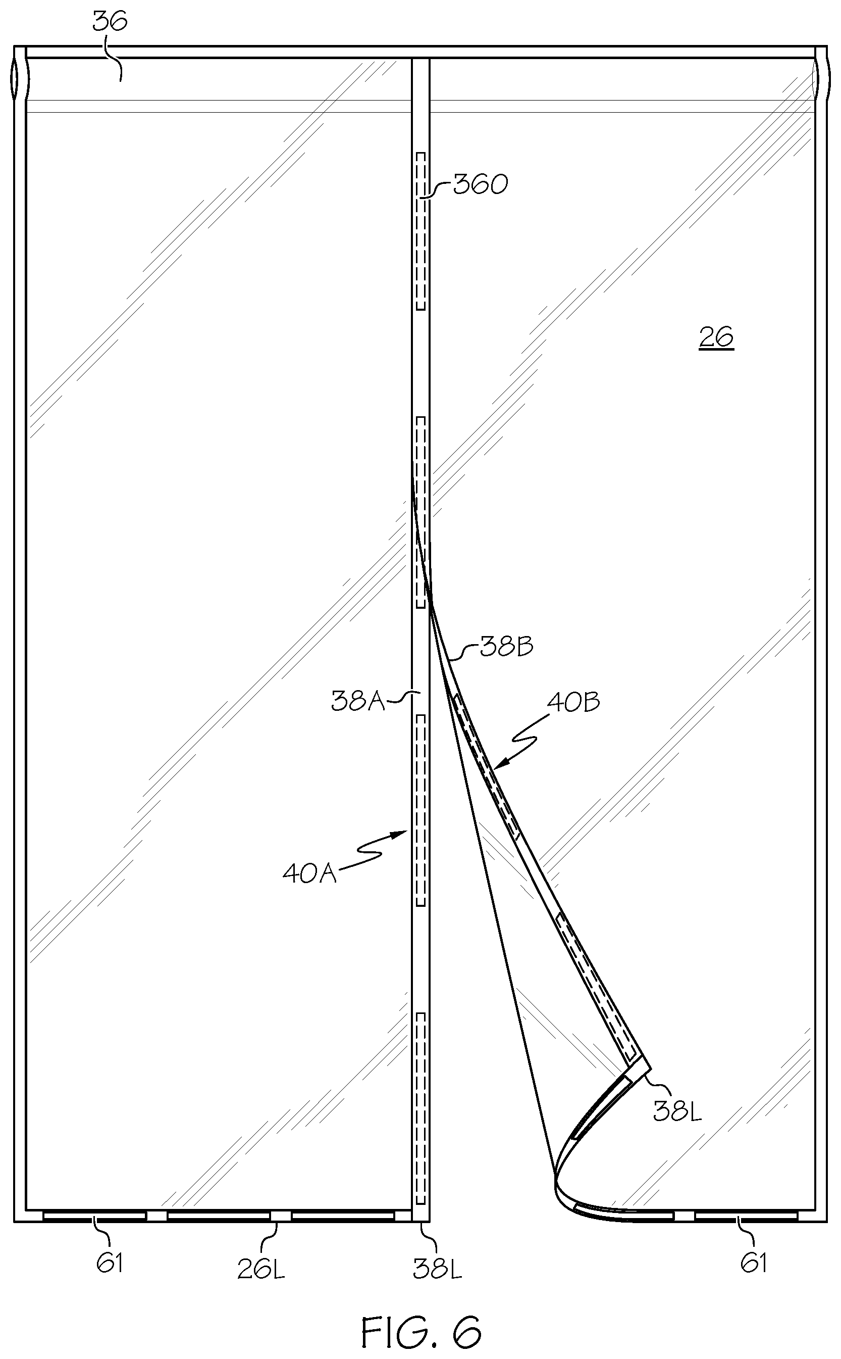 Patent US12098589 Figure 19 – Self-closing entryway for door-frame