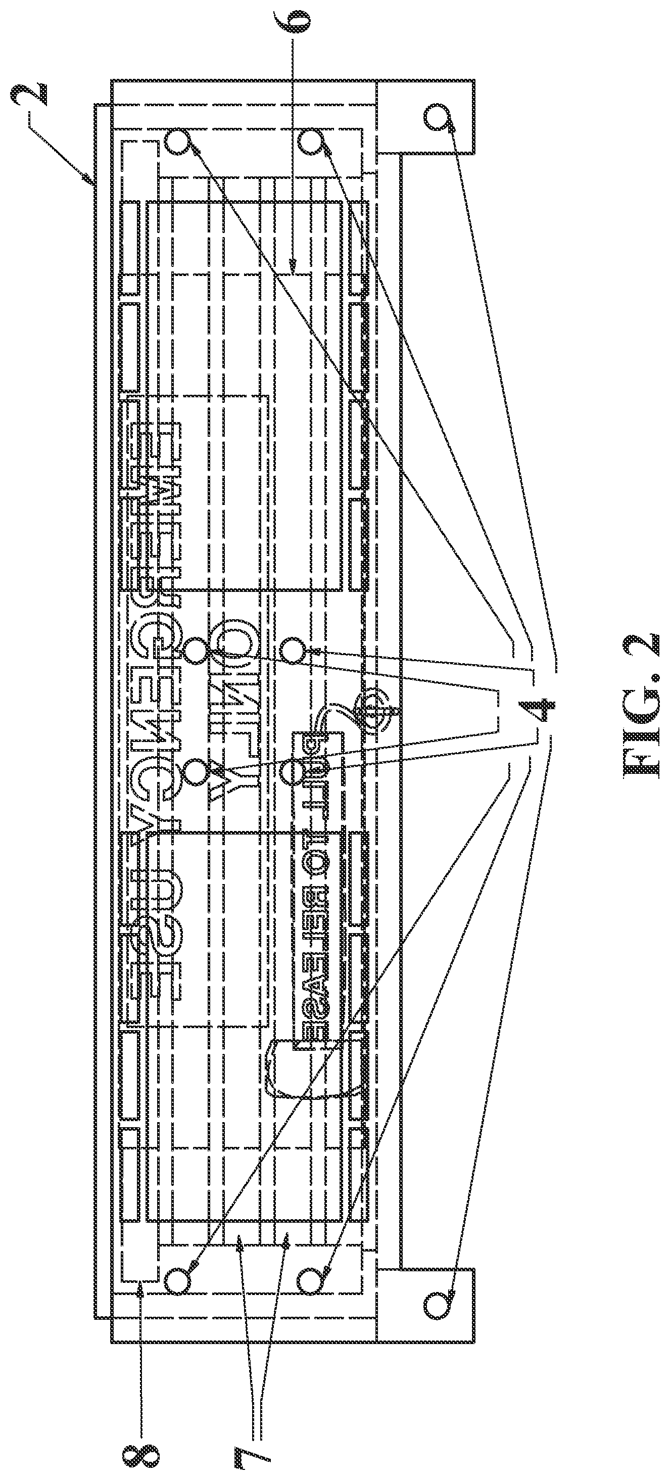 Patent US12098590 Figure 2 – Bullet-resistant entranceway curtain security device