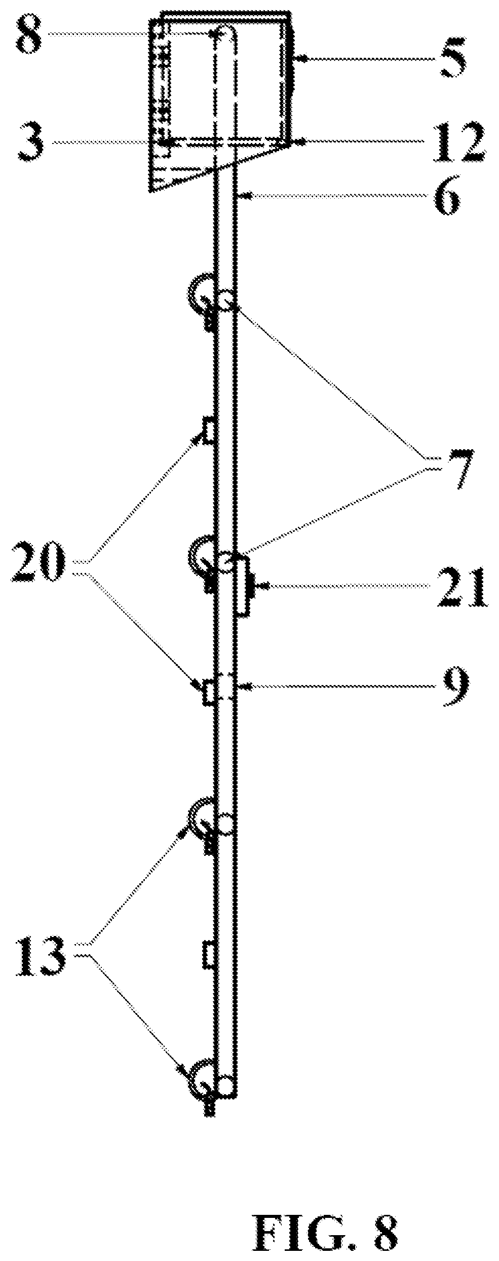 Patent US12098590 Figure 8 – Bullet-resistant entranceway curtain security device