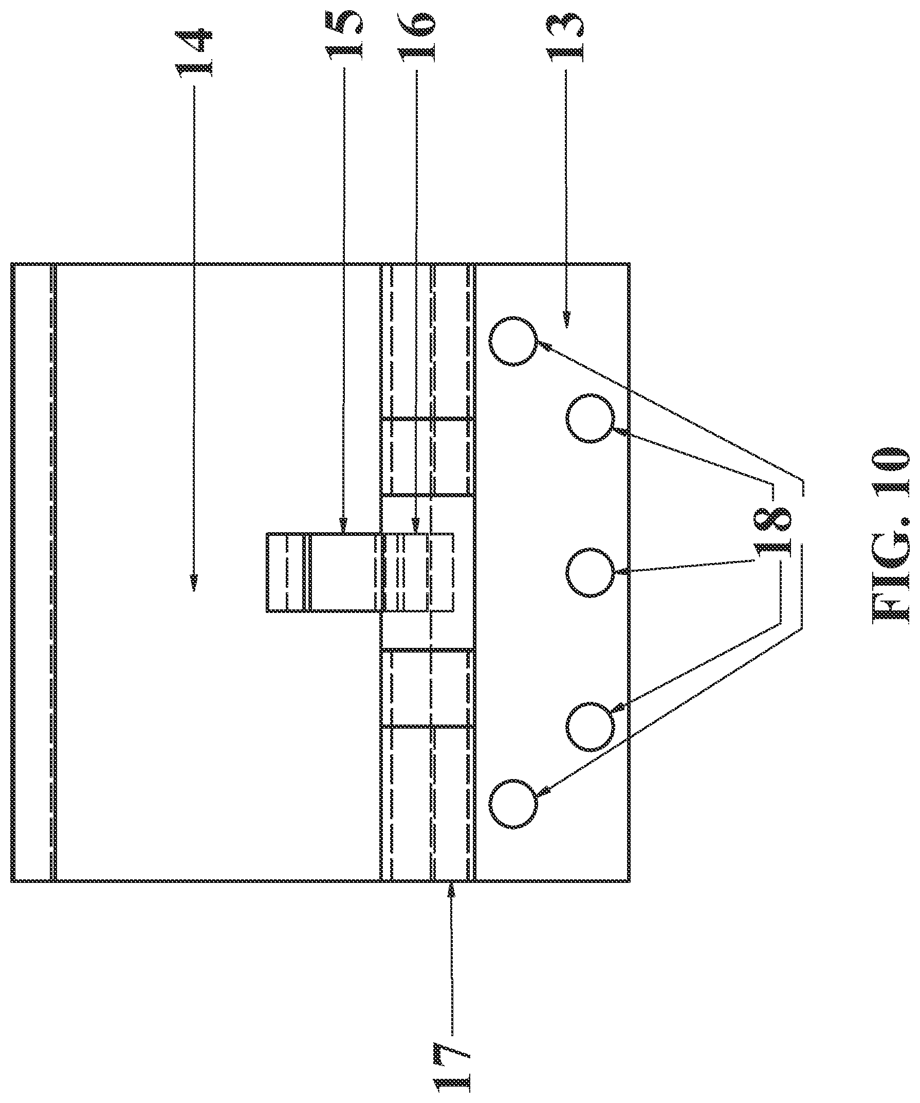 Patent US12098590 Figure 10 – Bullet-resistant entranceway curtain security device