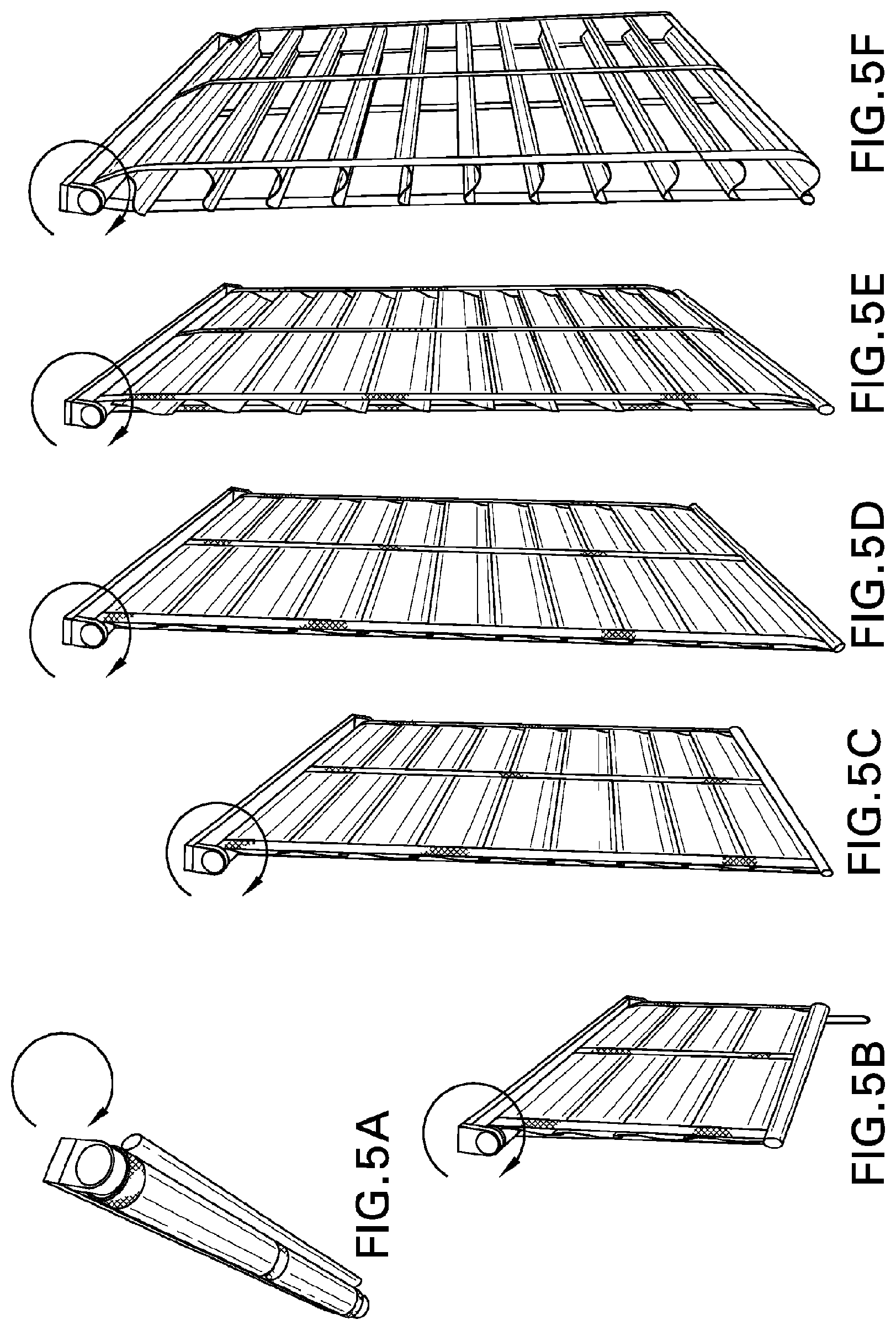 Patent US12098592 Figure 5 – Roll-up coverings for architectural openings and related methods, systems and devices