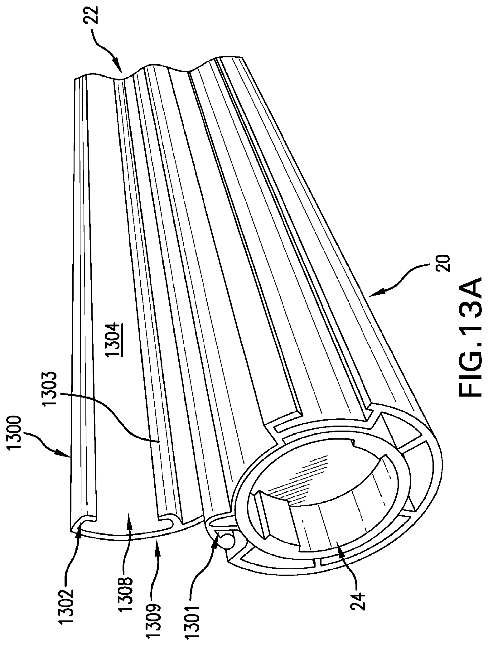Patent US12098592 Figure 12 – Roll-up coverings for architectural openings and related methods, systems and devices