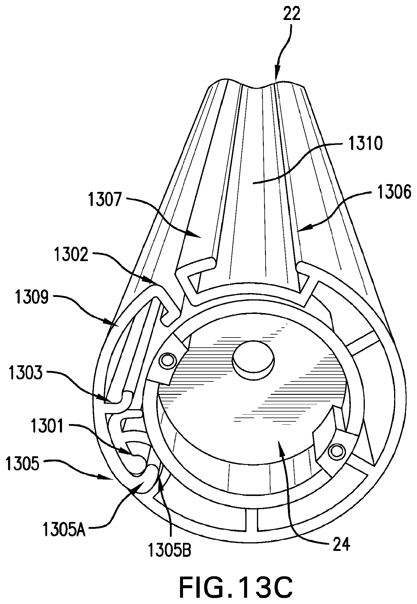 Patent US12098592 Figure 14 – Roll-up coverings for architectural openings and related methods, systems and devices