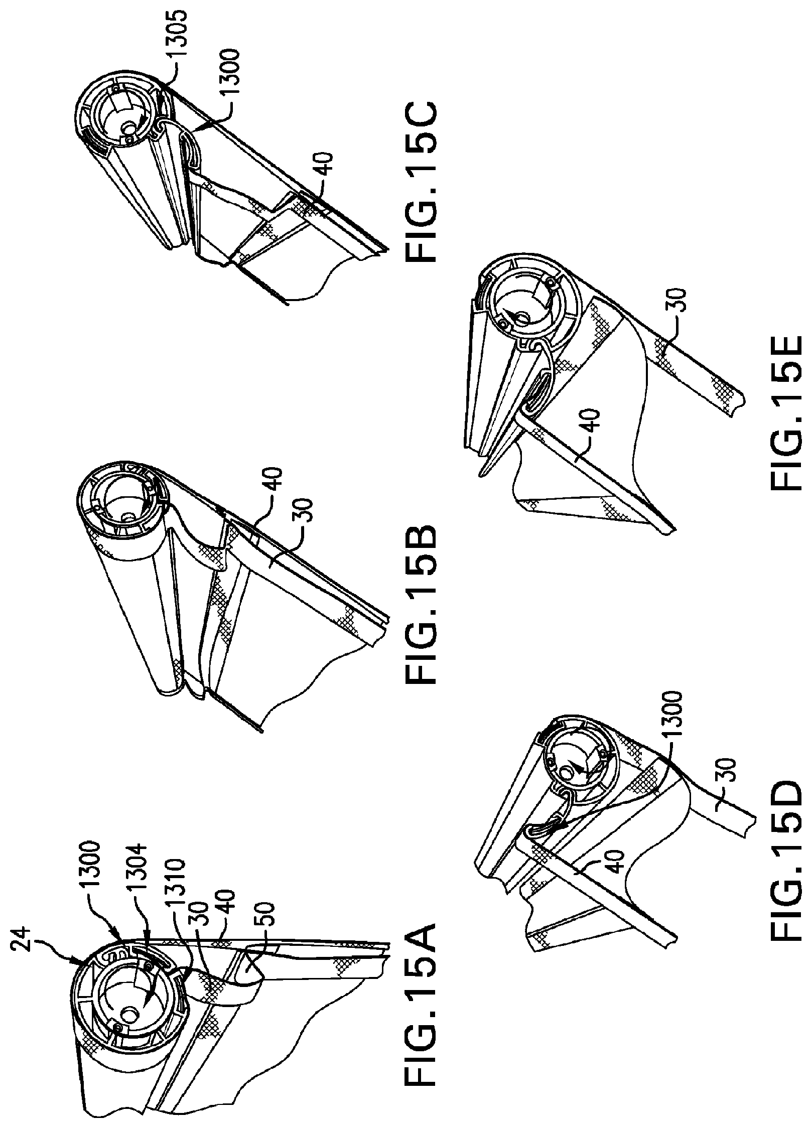 Patent US12098592 Figure 17 – Roll-up coverings for architectural openings and related methods, systems and devices