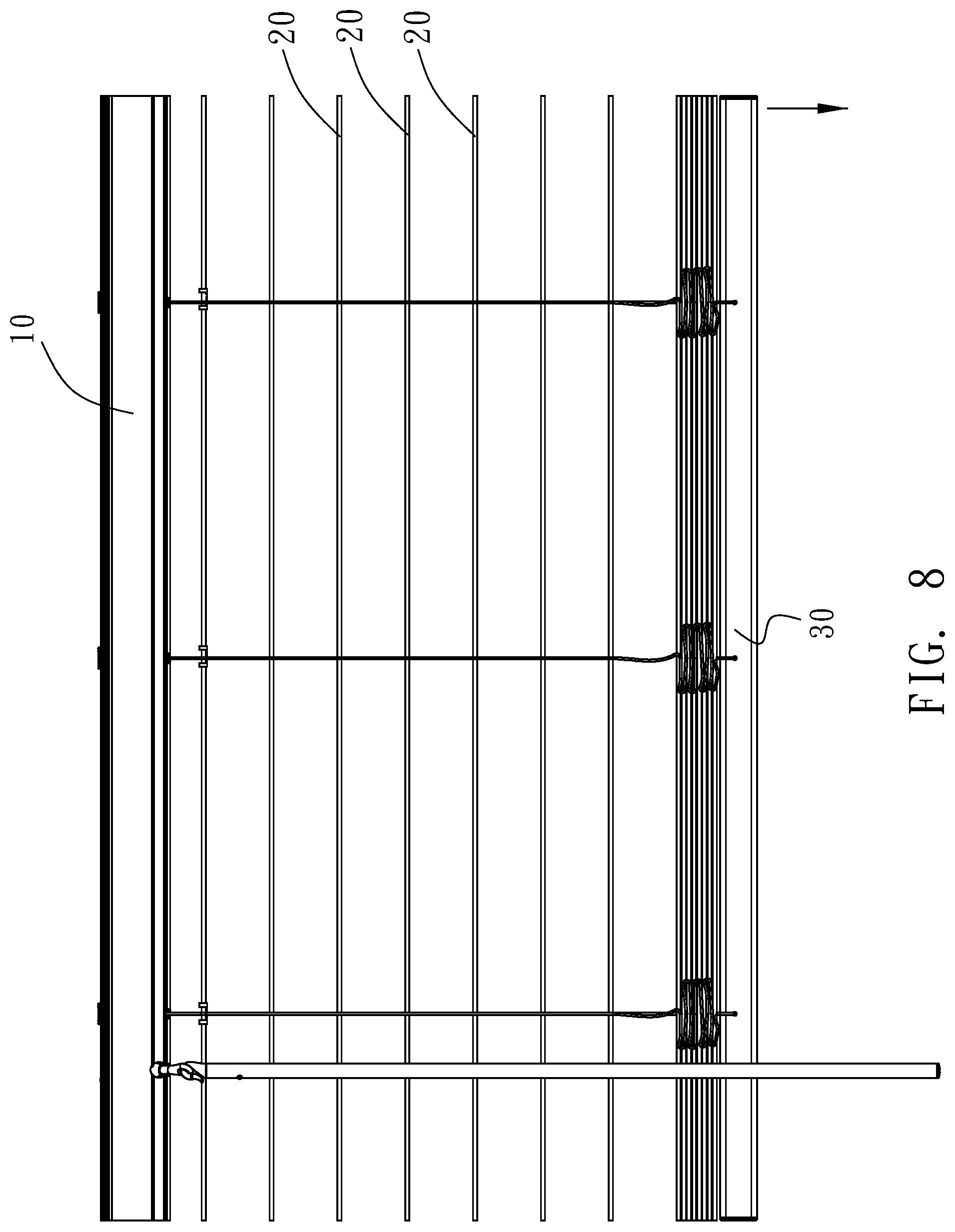 Patent US12098593 Figure 6 – Cord retractor and window covering having same