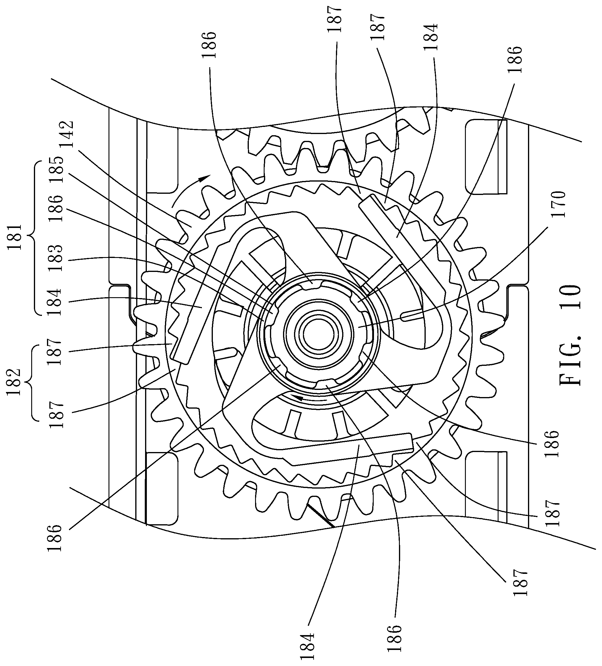 Patent US12098593 Figure 8 – Cord retractor and window covering having same