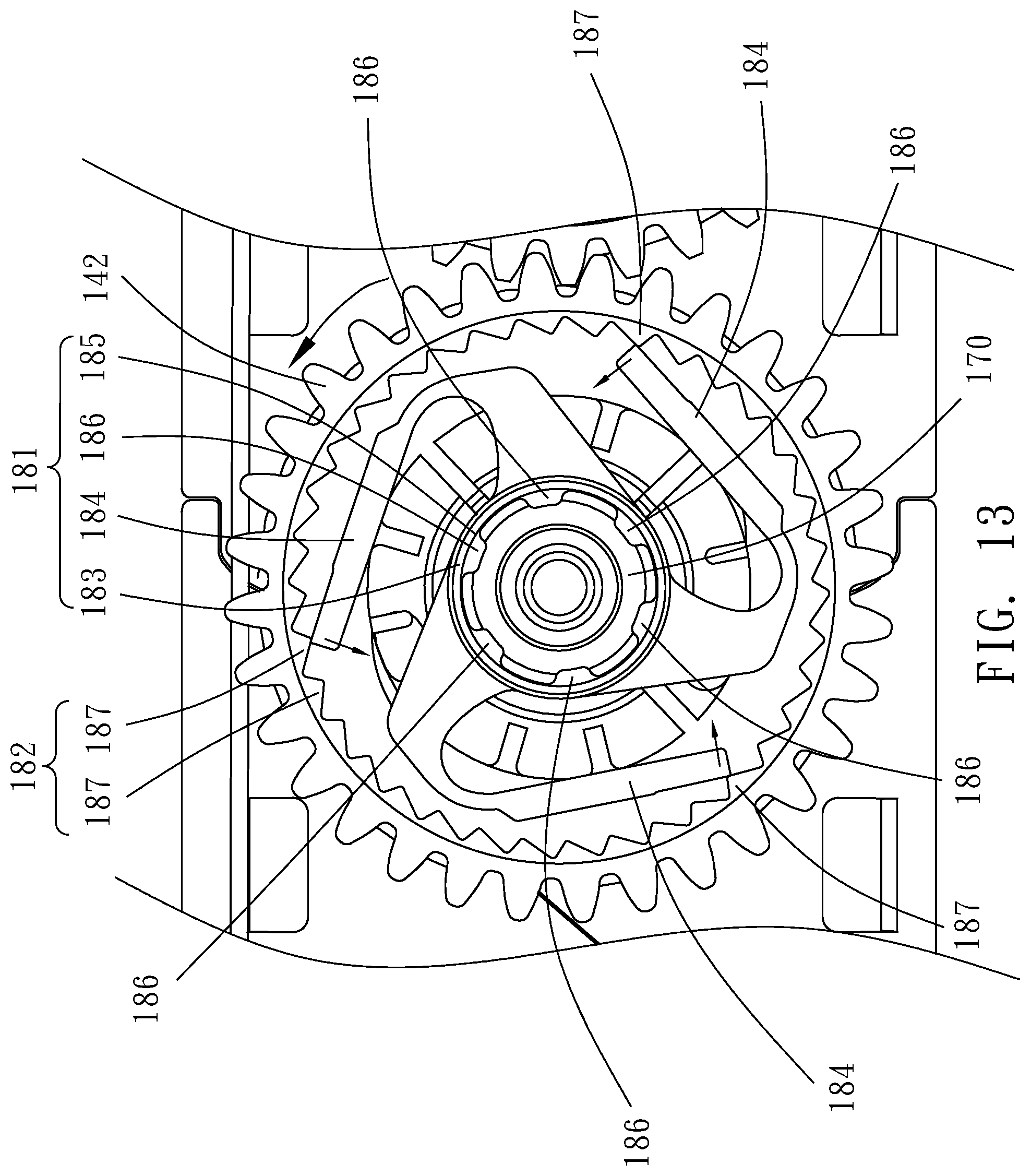 Patent US12098593 Figure 11 – Cord retractor and window covering having same