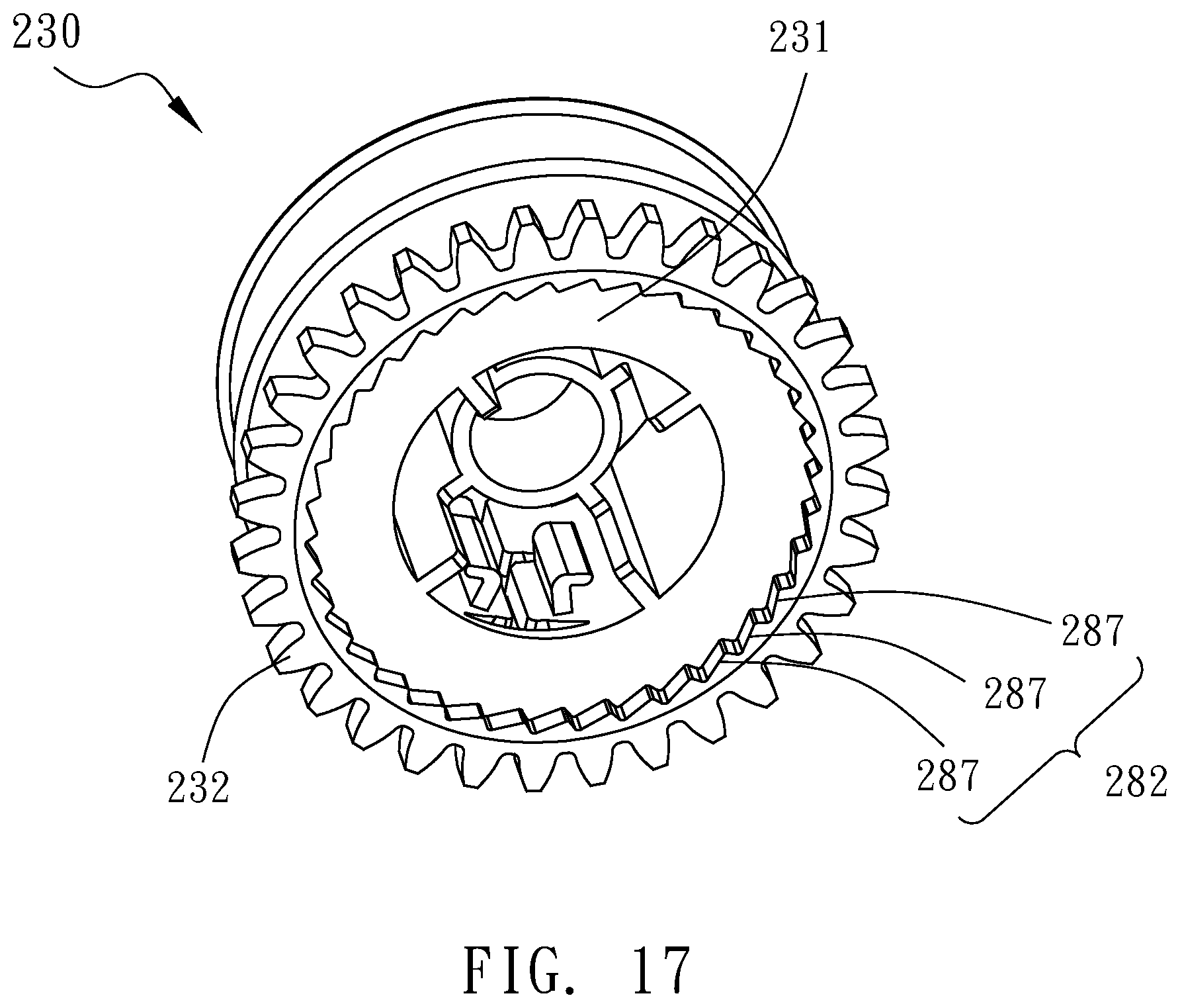 Patent US12098593 Figure 14 – Cord retractor and window covering having same