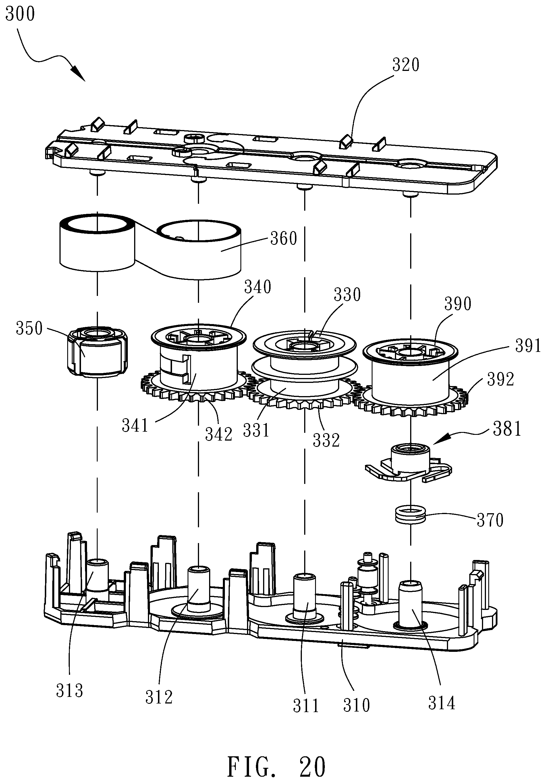 Patent US12098593 Figure 17 – Cord retractor and window covering having same