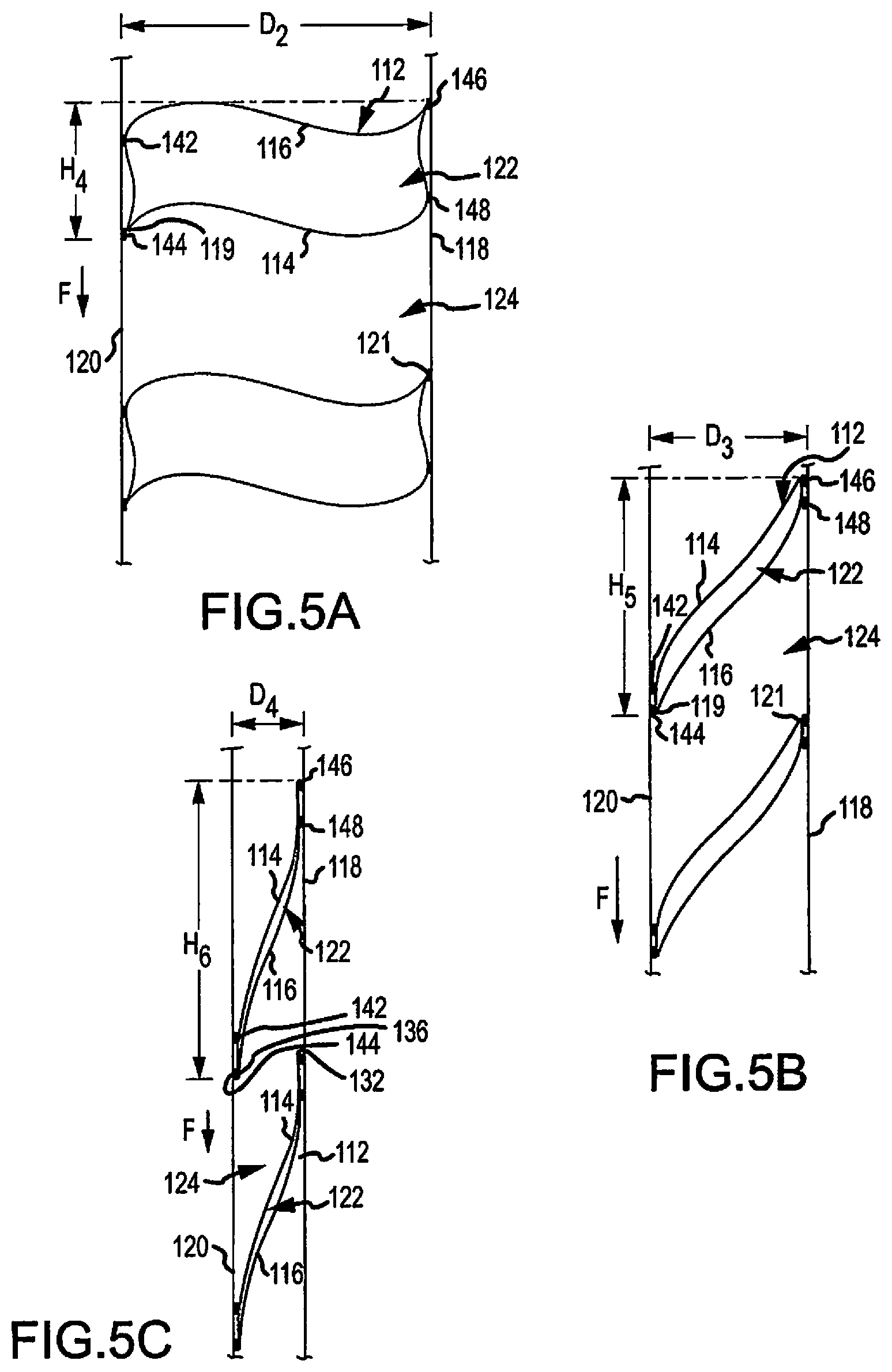 Patent US12098594 Figure 7 – Covering for architectural openings with coordinated vane sets