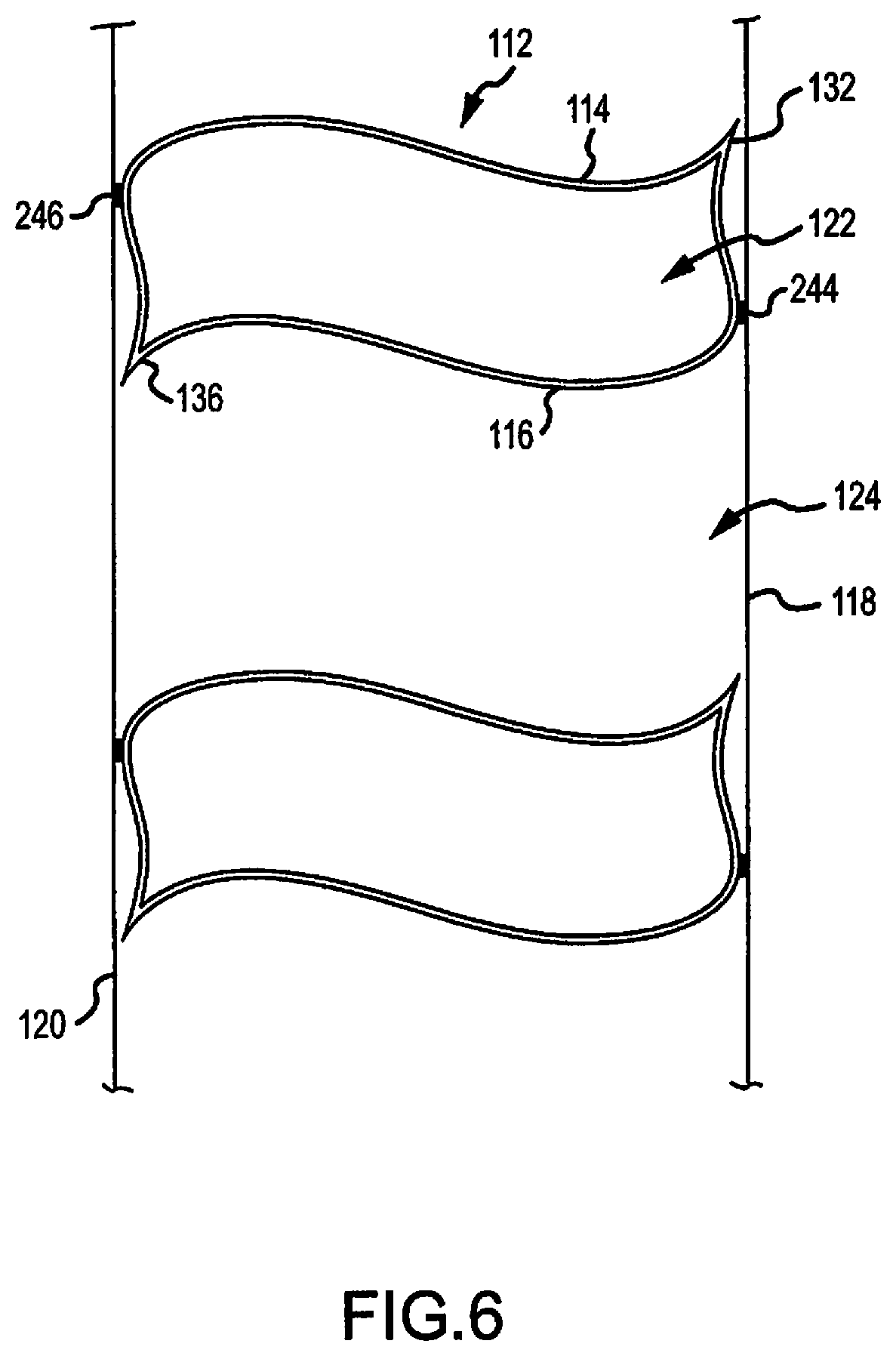 Patent US12098594 Figure 8 – Covering for architectural openings with coordinated vane sets
