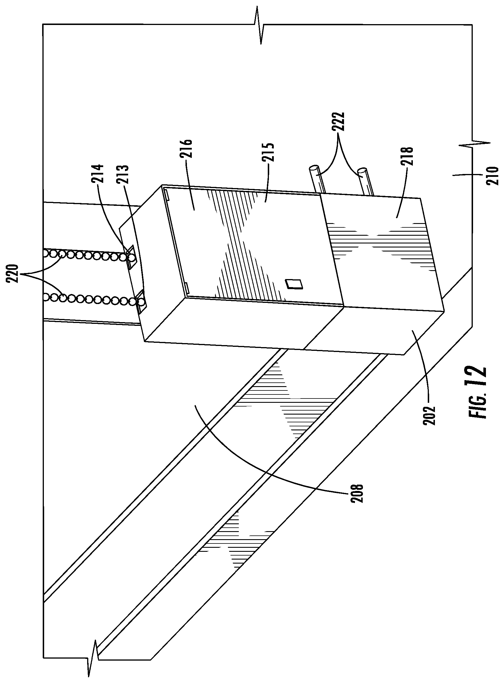 Patent US12098595 Figure 12 – Motor drive system for window covering system with continuous cord loop