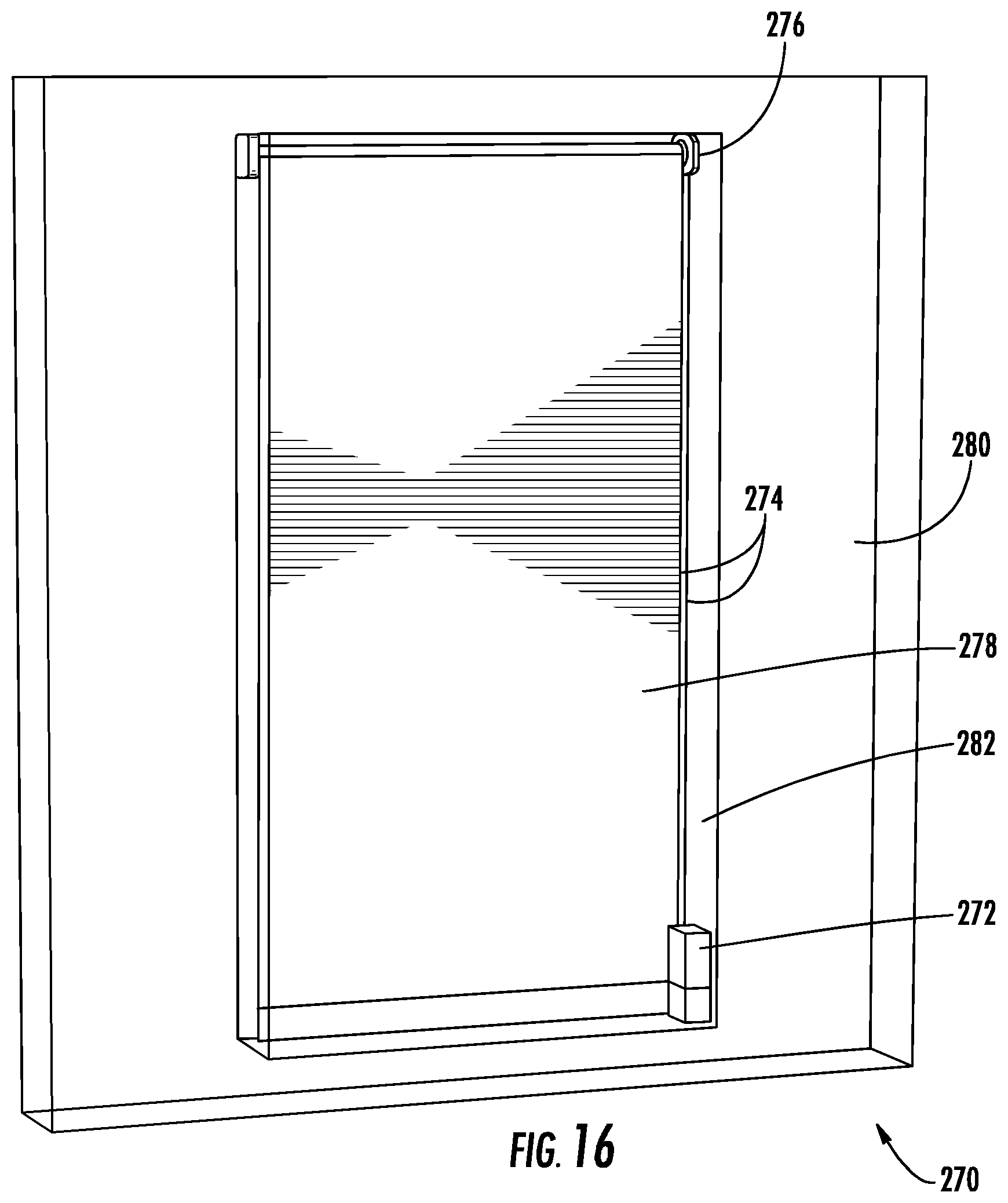 Patent US12098595 Figure 16 – Motor drive system for window covering system with continuous cord loop