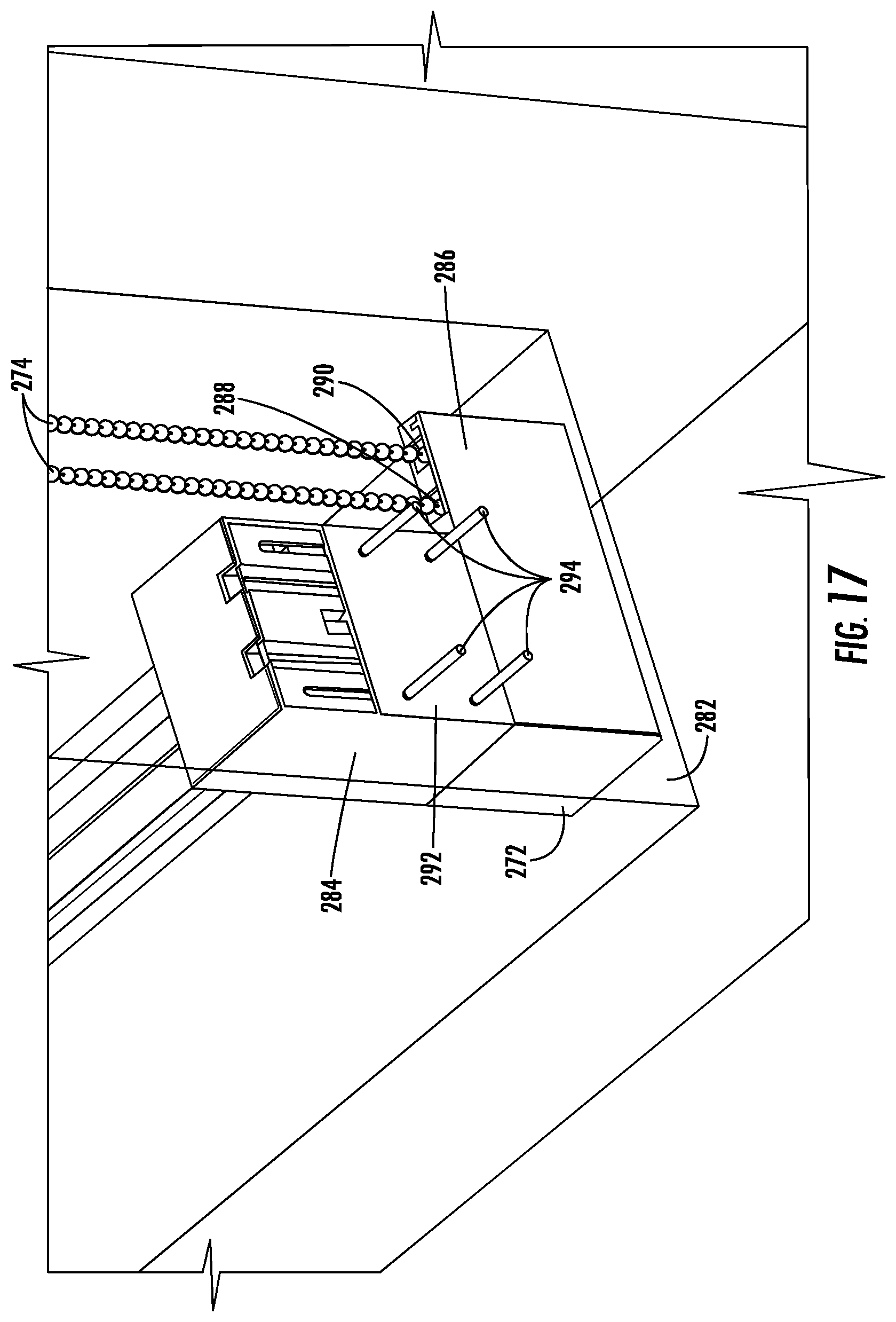 Patent US12098595 Figure 17 – Motor drive system for window covering system with continuous cord loop