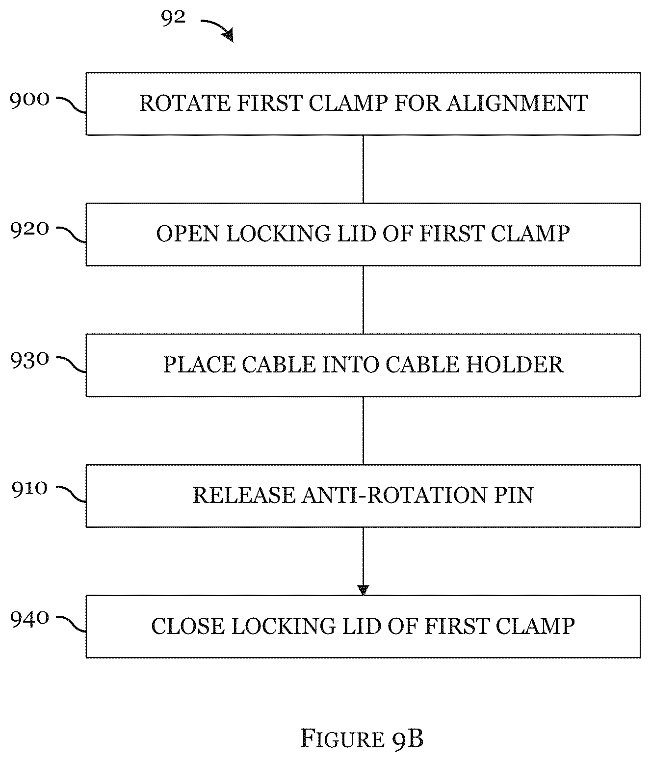 Patent US12098598 Figure 14 – Cable protector clamp assembly