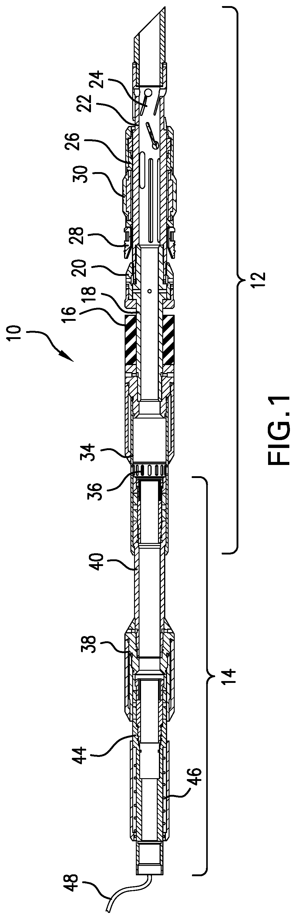 Patent US12098606 Figure 1 – Treatment system, method, and borehole system
