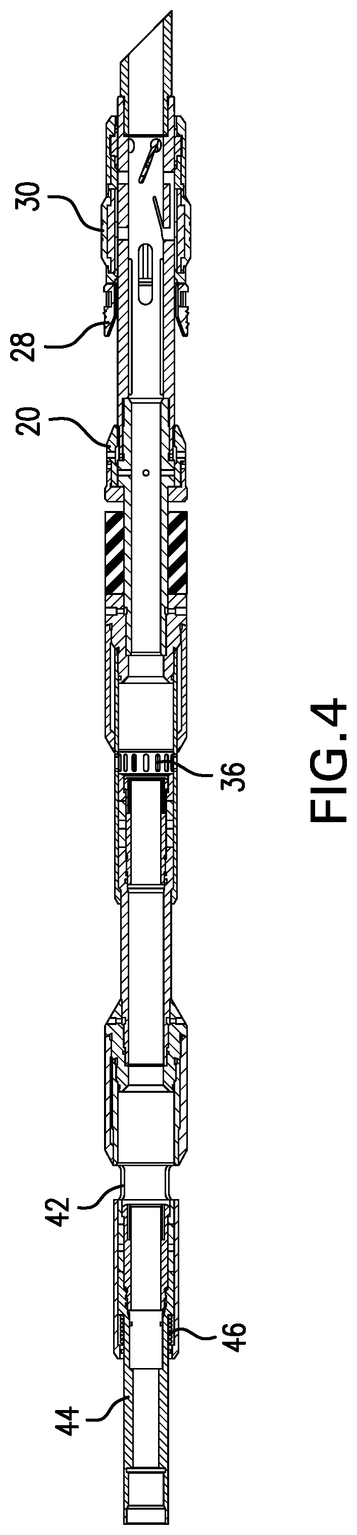 Patent US12098606 Figure 4 – Treatment system, method, and borehole system