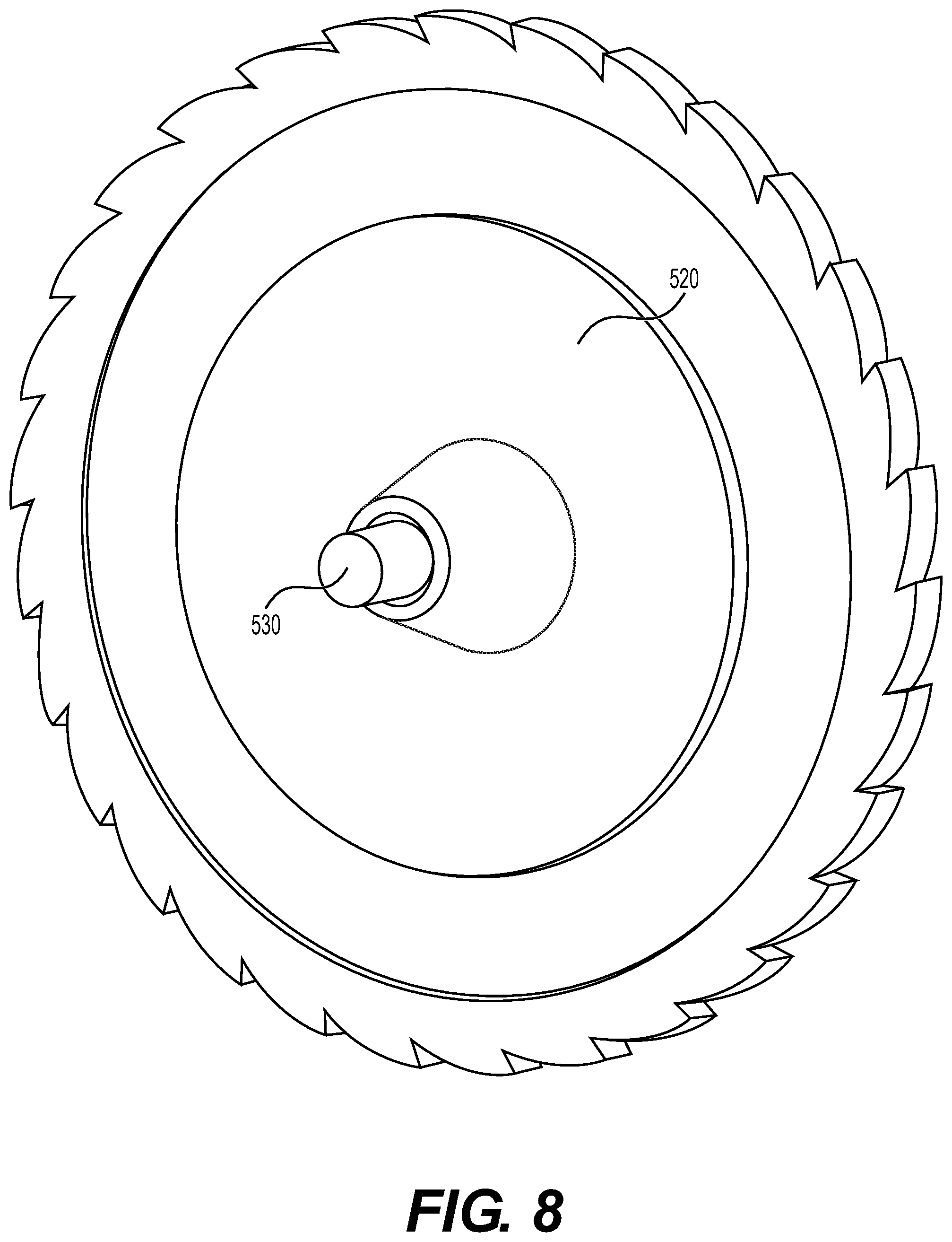 Patent US12098608 Figure 8 – Cutting tool and controls for downhole mechanical services