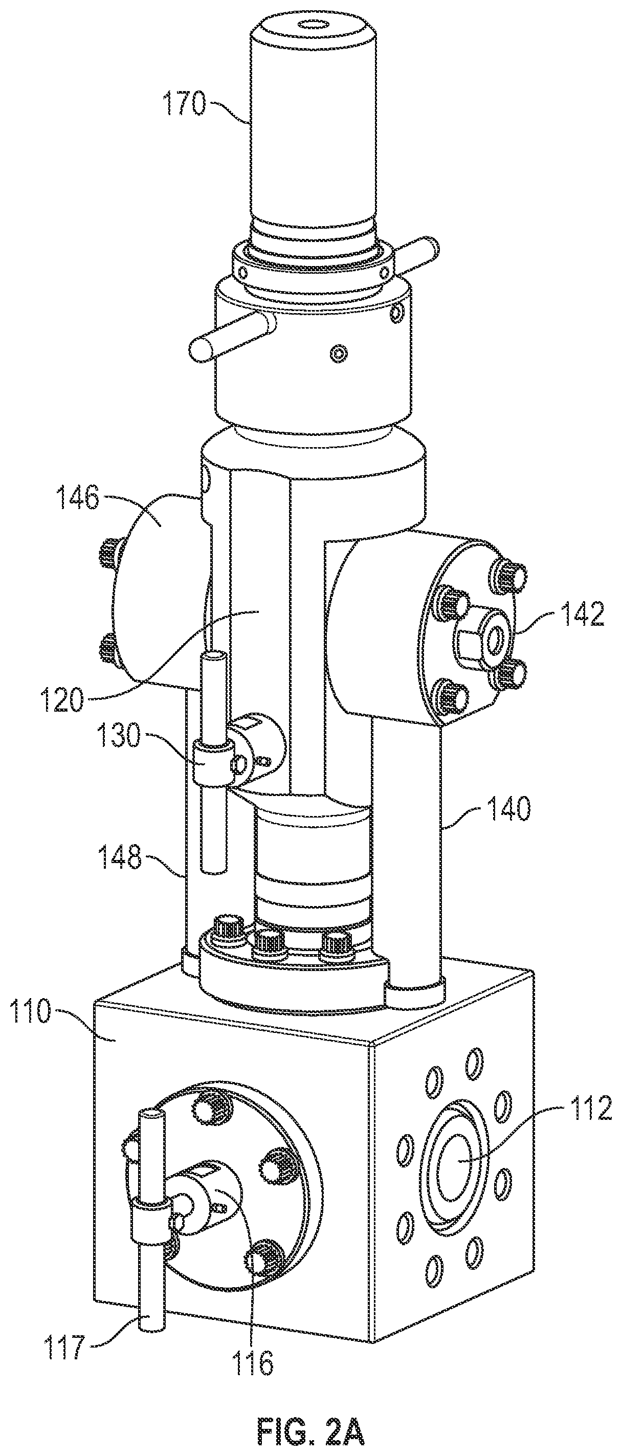 Patent US12098609 Figure 3 – Wellhead flow block and flow control mechanisms