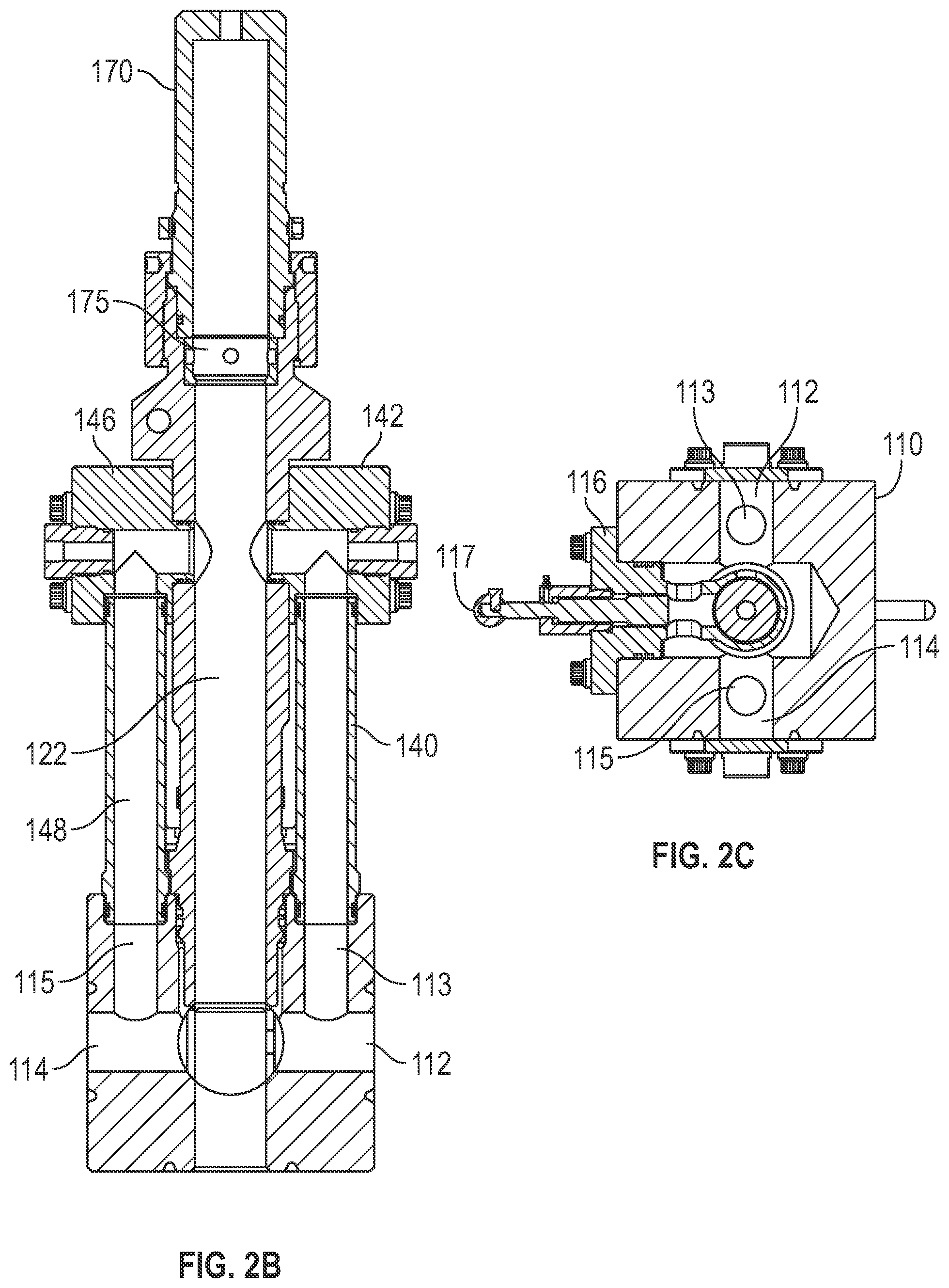 Patent US12098609 Figure 4 – Wellhead flow block and flow control mechanisms