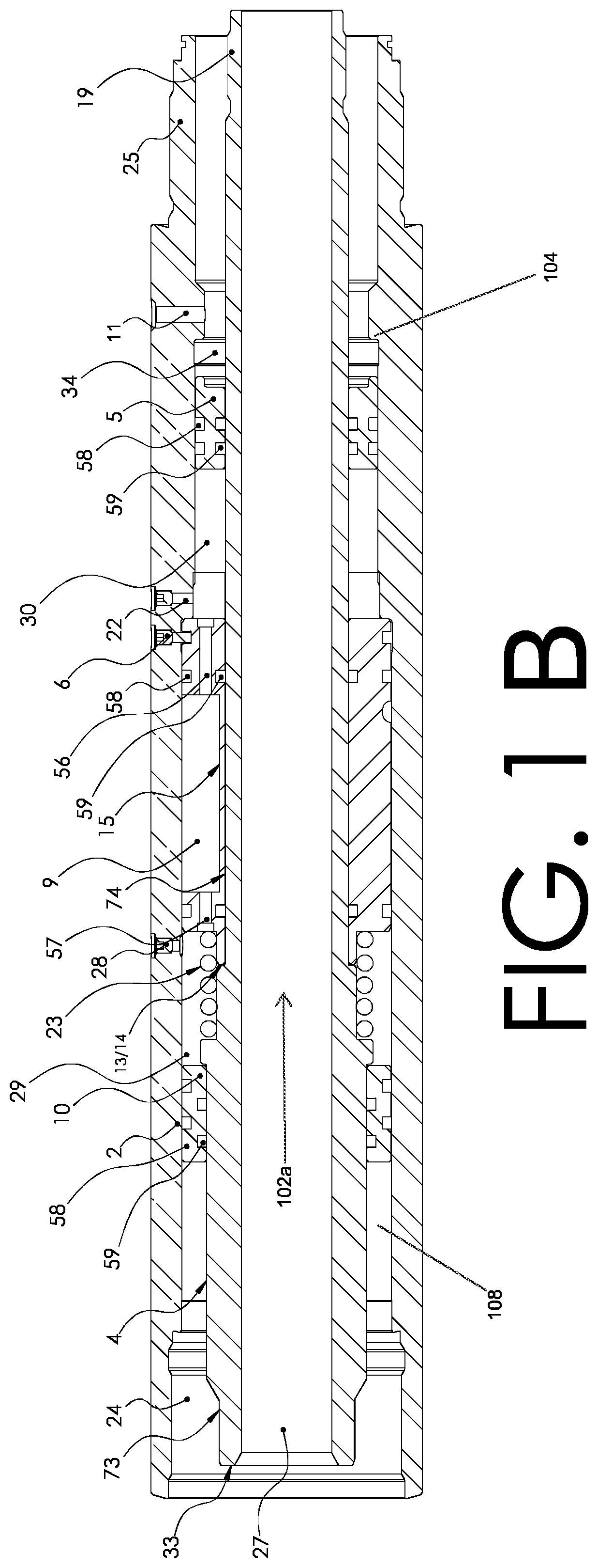 Patent US12098616 Figure 2 – Hydraulically locked tool