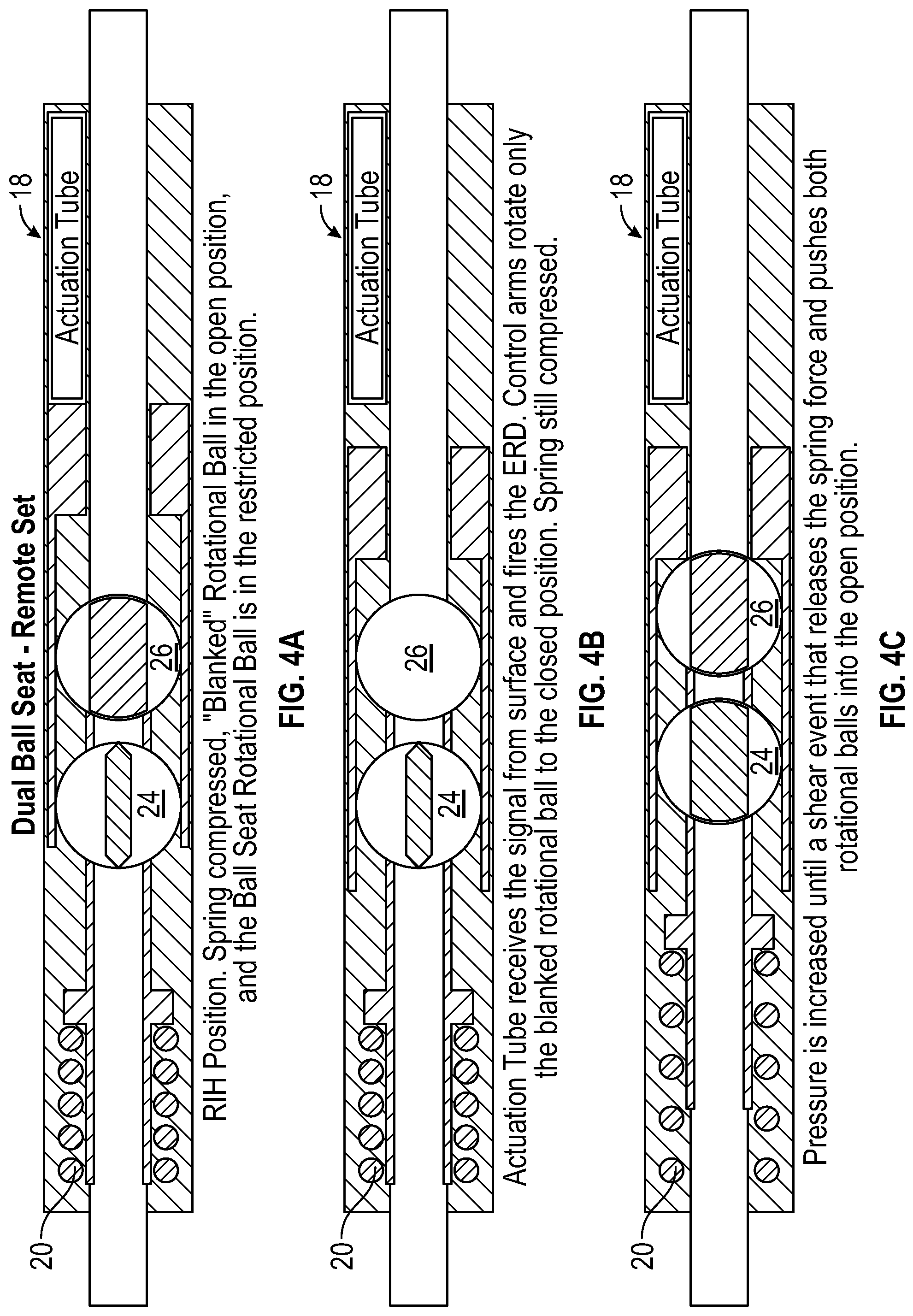 Patent US12098617 Figure 3 – Dual ball seat system